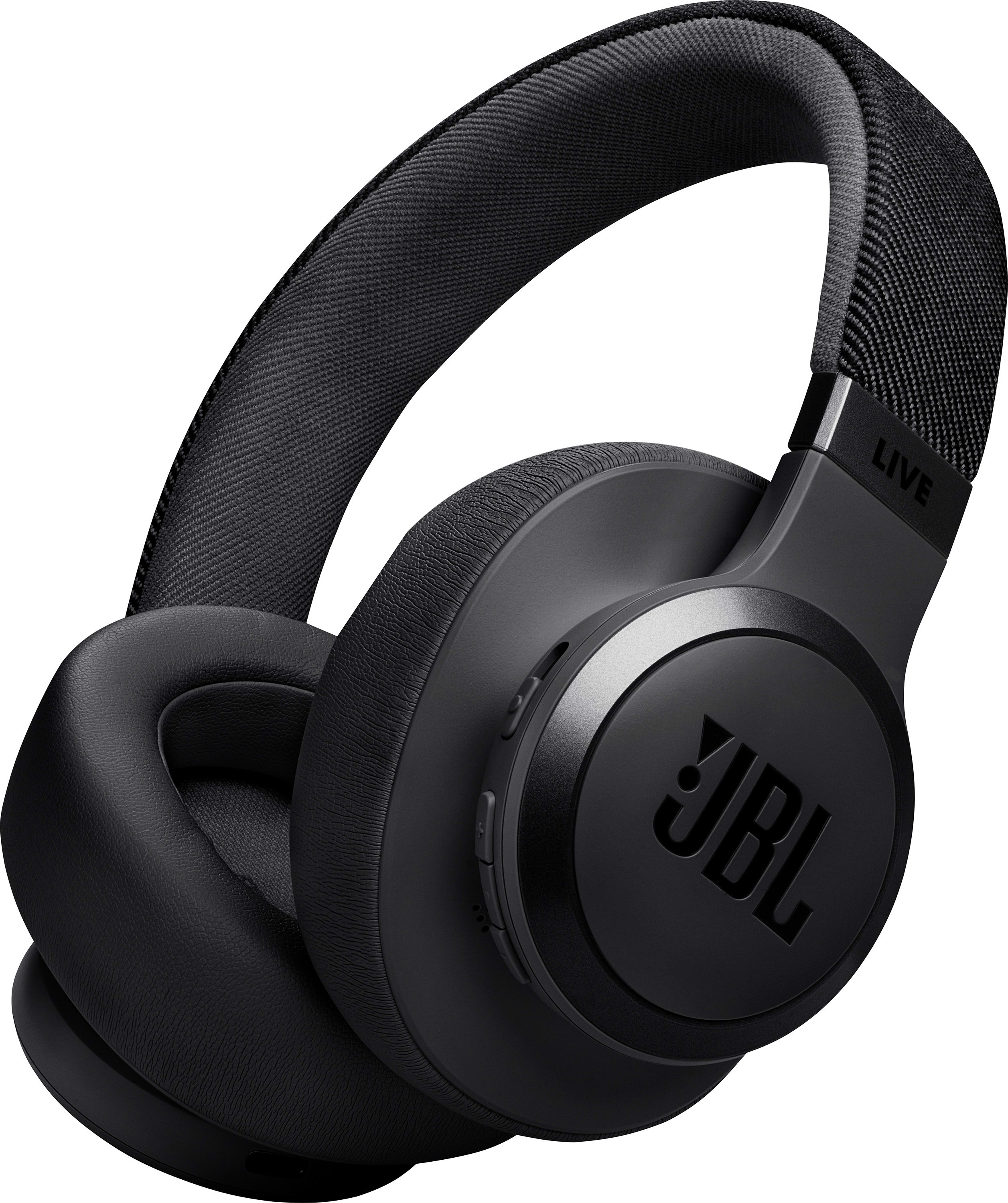 JBL Live 770NC Wireless Noise Cancelling Over-Ear Headphones, Black