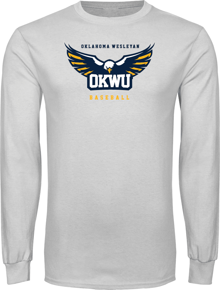 Oklahoma Wesleyan Long Sleeve T Shirt Baseball - ONLINE ONLY
