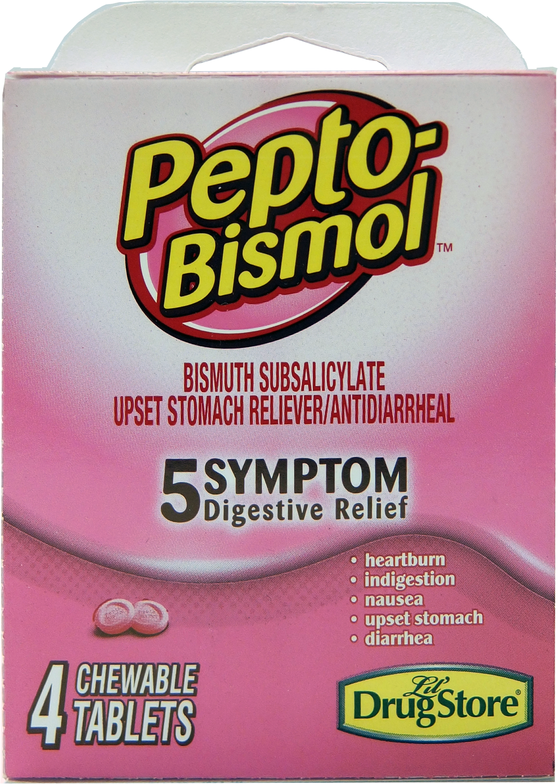 Pepto Bismol 4ct Chewable Tablets