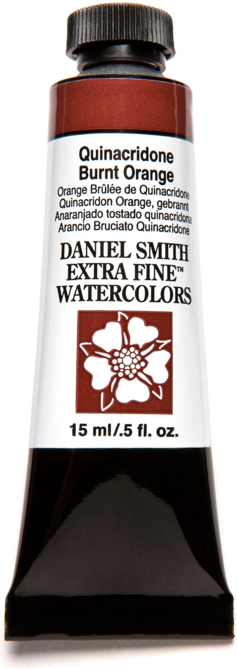DANIEL SMITH WATERCOLOR 15ML QUINACRIDONE BURNT ORANGE