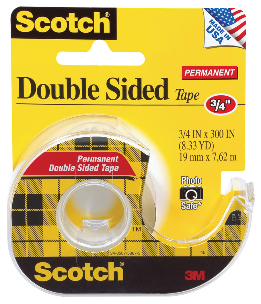 237 DBL STK TAPE  3/4X300IN