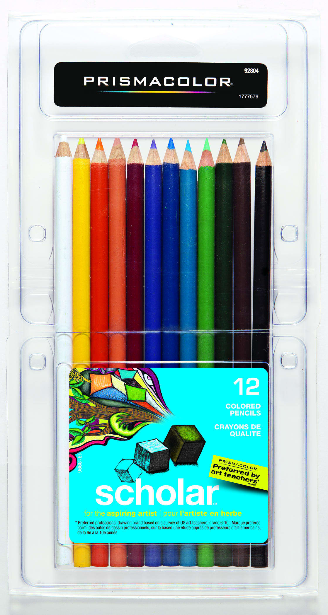 PENCILSET 12CT PRISMA SCHOLAR