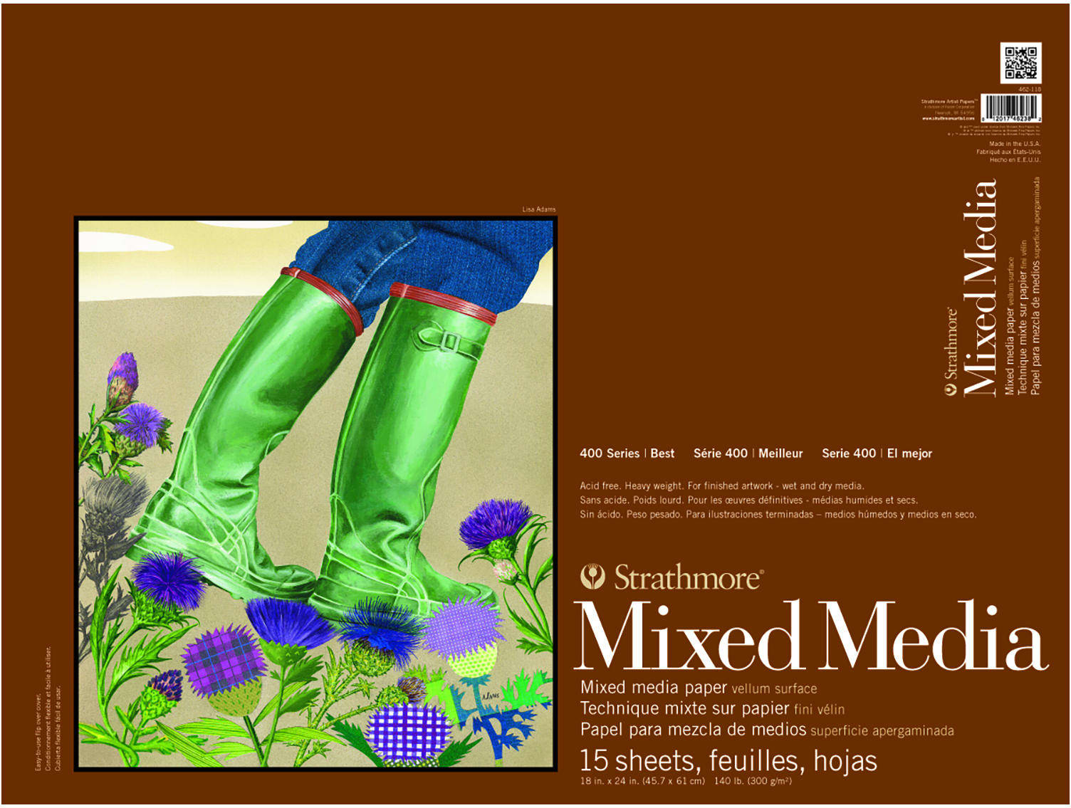 MIX MEDIA PAD 140# 15SH 18X24