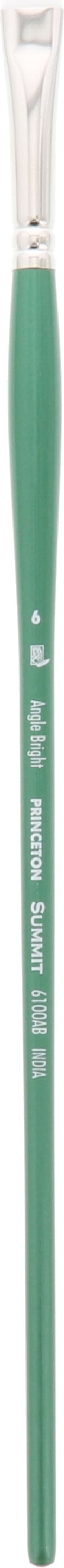 SUMMIT WHITE SYNTHETIC BRISTLE ANGLE 6 LONG HANDLE