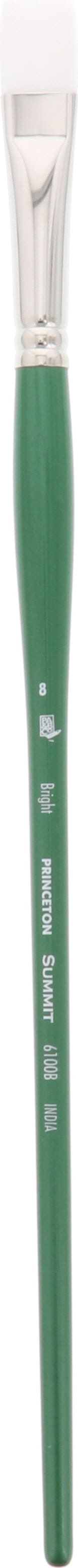 SUMMIT WHITE SYNTHETIC BRISTLE BRIGHT 8 LONG HANDLE