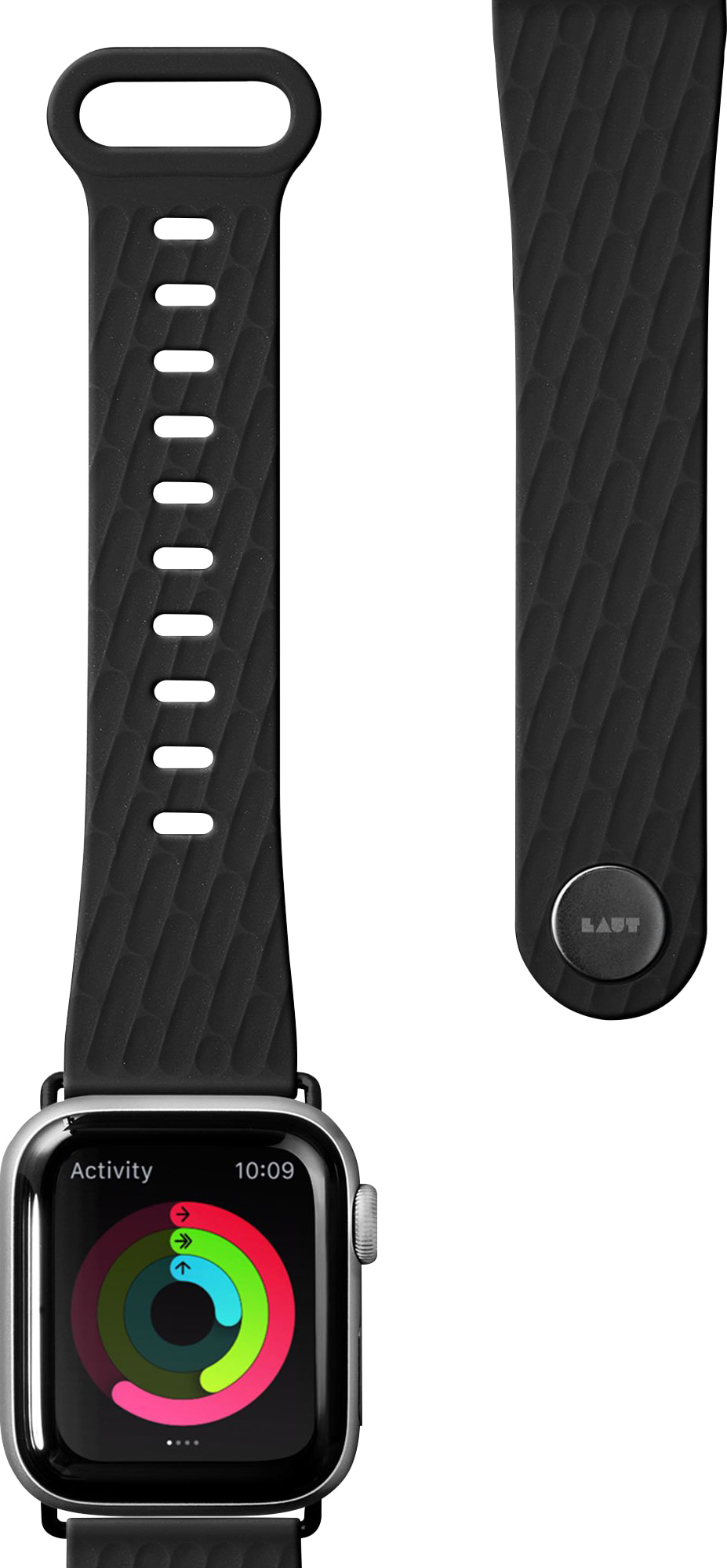 Laut ACTIVE 2.0 Apple Watch Strap 42/44mm, Black - ONLINE ONLY