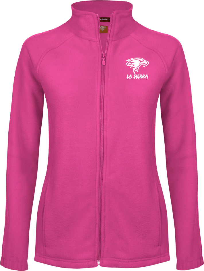 La Sierra Womens Fleece Full Zip Jacket Primary Mark - ONLINE ONLY