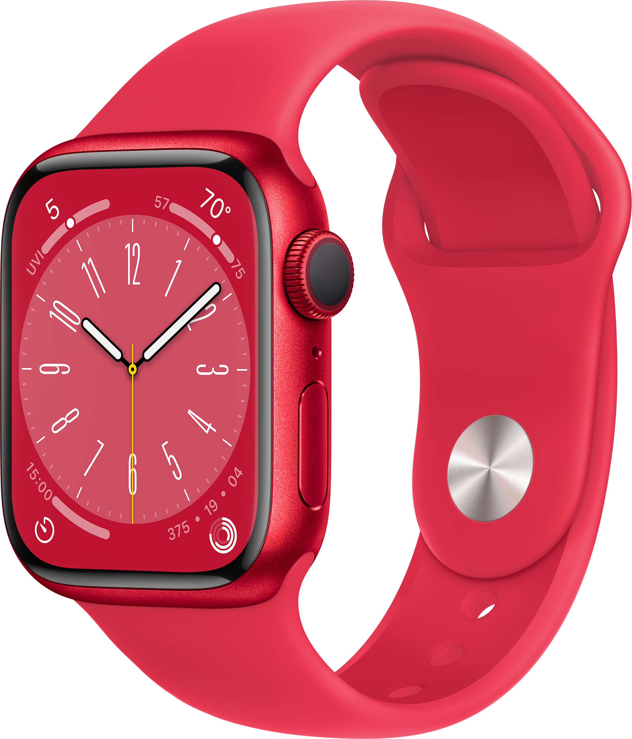 WATCH S8 GPS 45 RED AL RED M/L