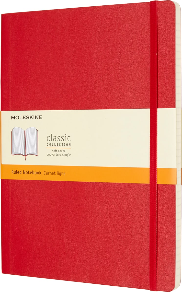 Moleskine Classic Notebook, Ruled, Soft Cover (5 X 8.25)