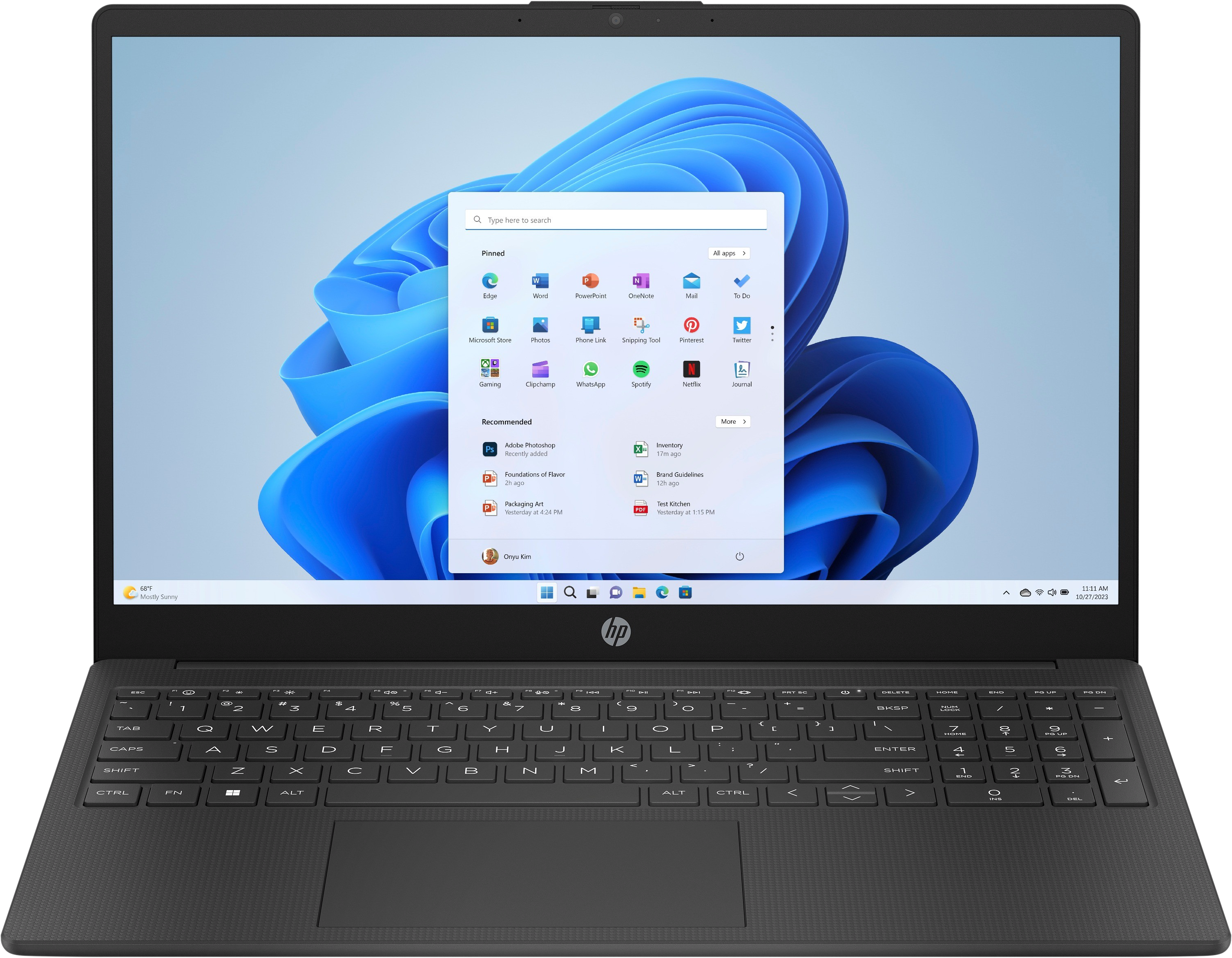 HP 15.6" LAPTOP R3/8G/256GB