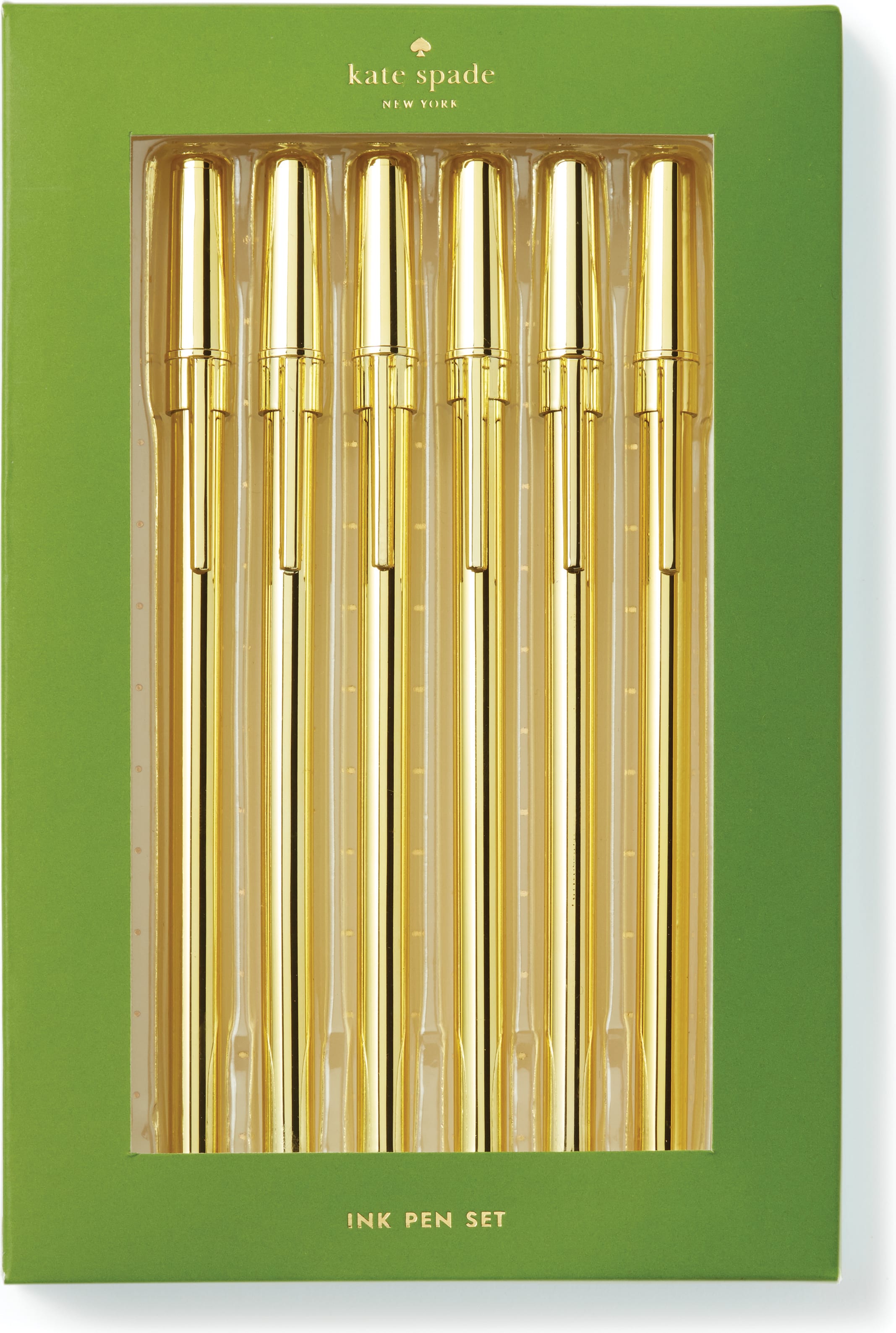 6 Pen Set Gold