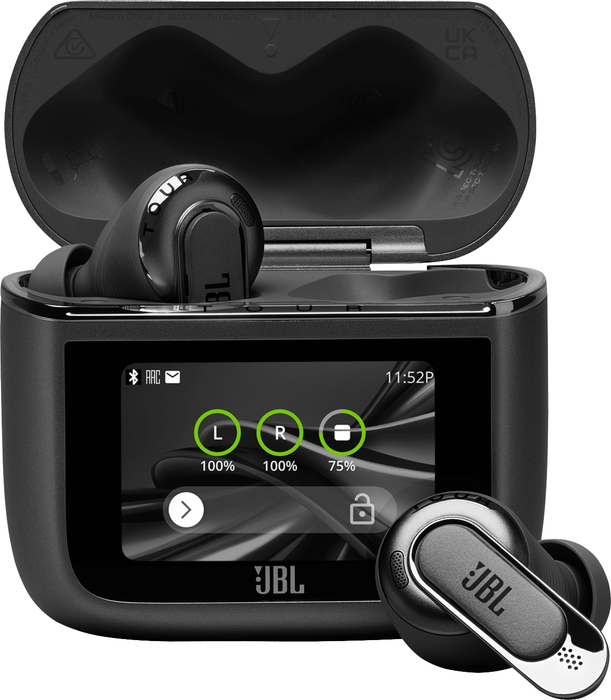 JBL Tour Pro 3 True Wireless Earbuds, Black - ONLINE ONLY