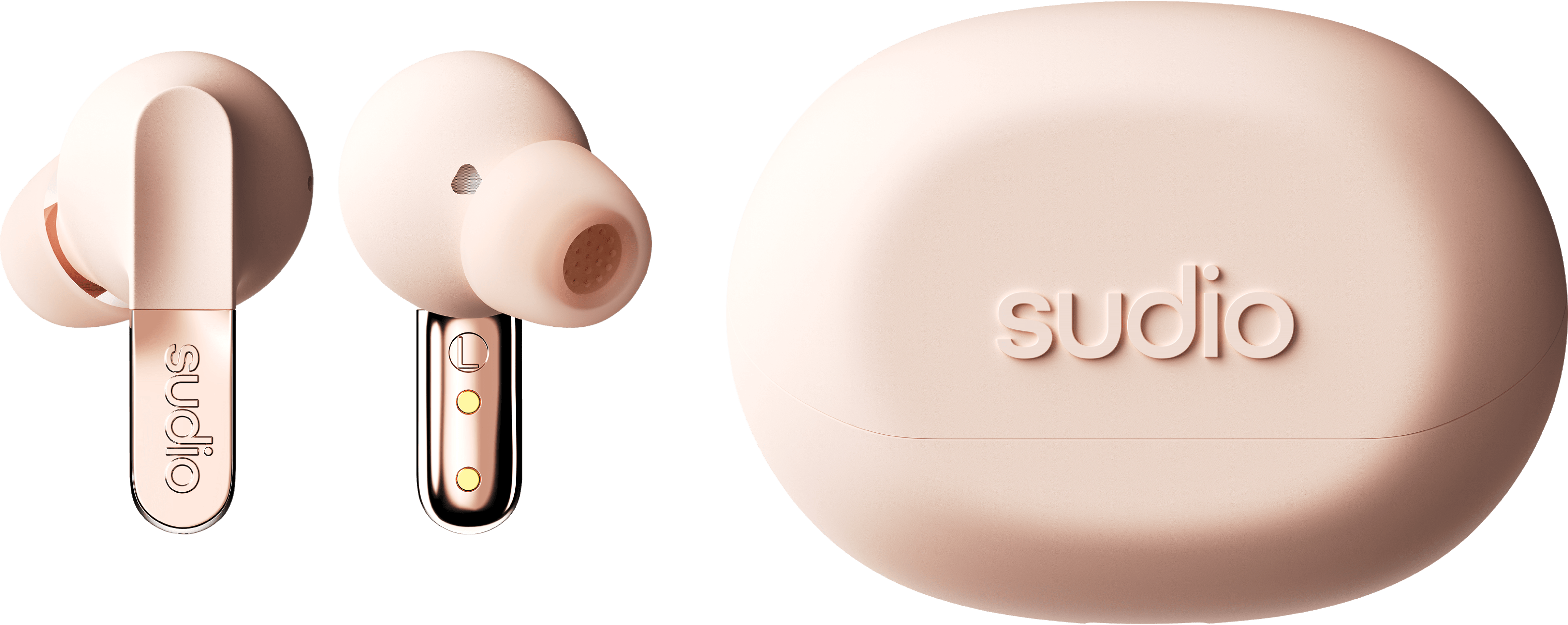 Sudio N3 Pro ANC True Wireless Earbuds, Pink - ONLINE ONLY