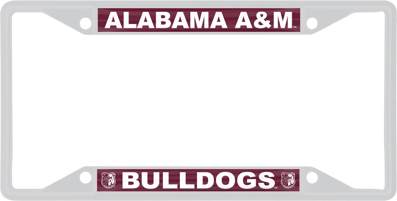 Alabama A&M University Bulldogs License Plate Frame