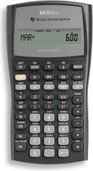 Texas Instruments BAII Plus Calculator