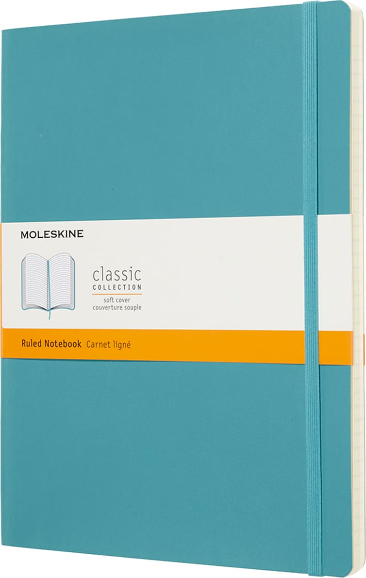 Moleskine Classic Notebook, Ruled, Soft Cover (5 X 8.25)