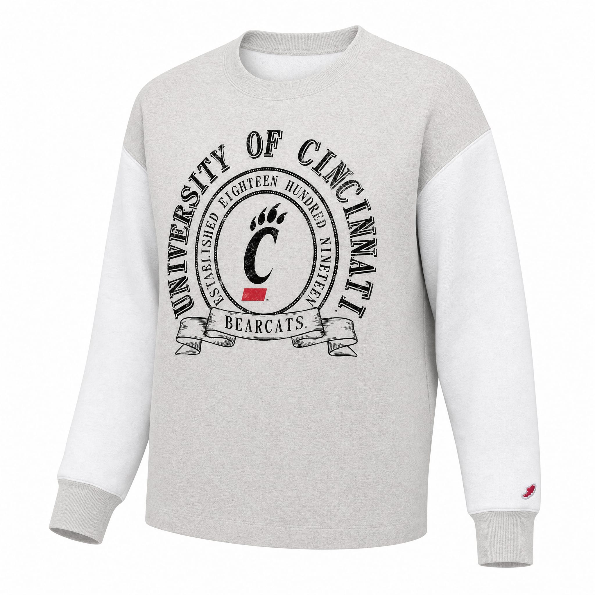 University of Cincinnati Bearcats Women's Oversized Crewneck Sweatshirt