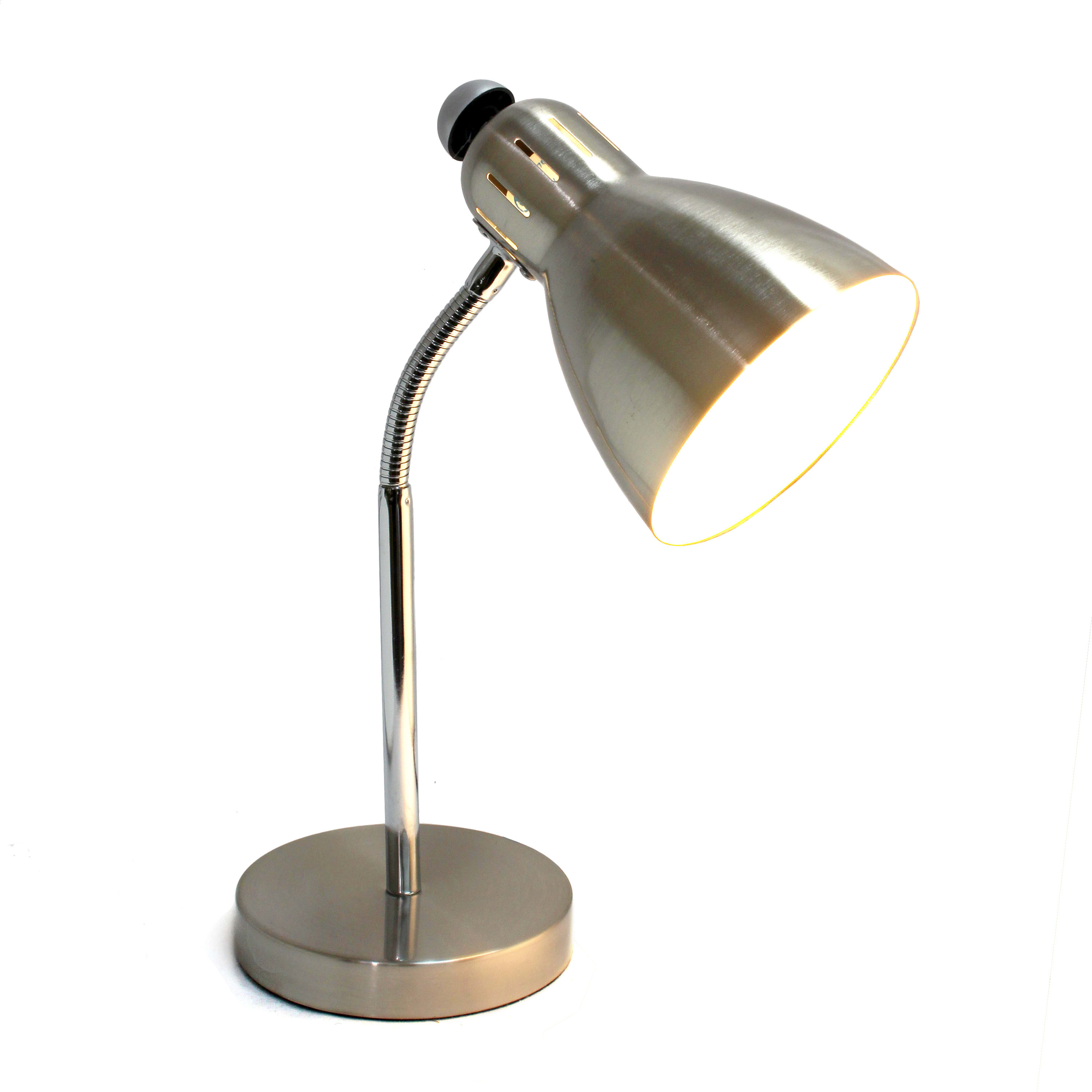 Simple Designs 16 Semi-Flexible Desk Lamp with LED Bulb