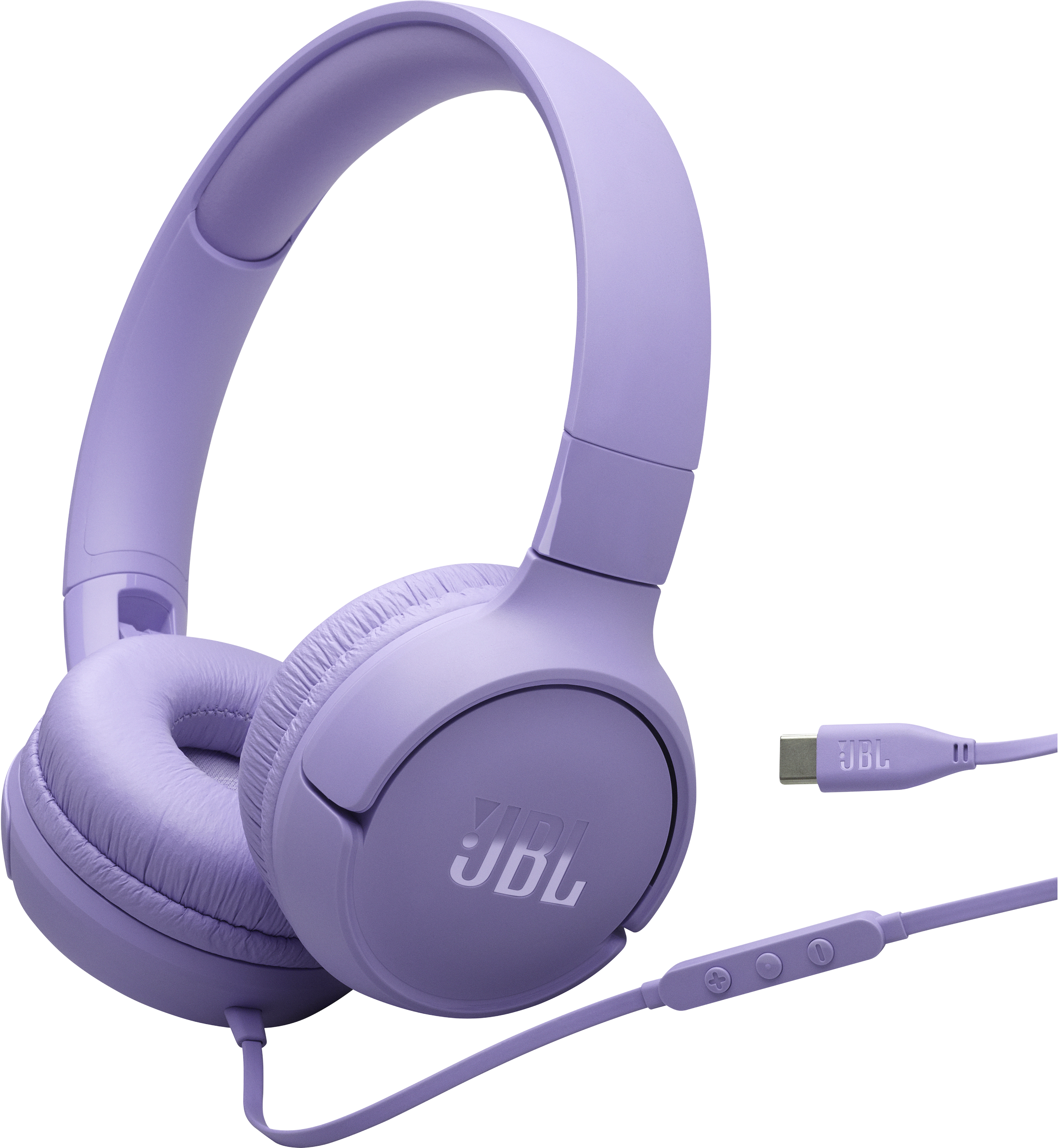 JBL Tune 520C USB-C Wired Earbuds, Purple - ONLINE ONLY