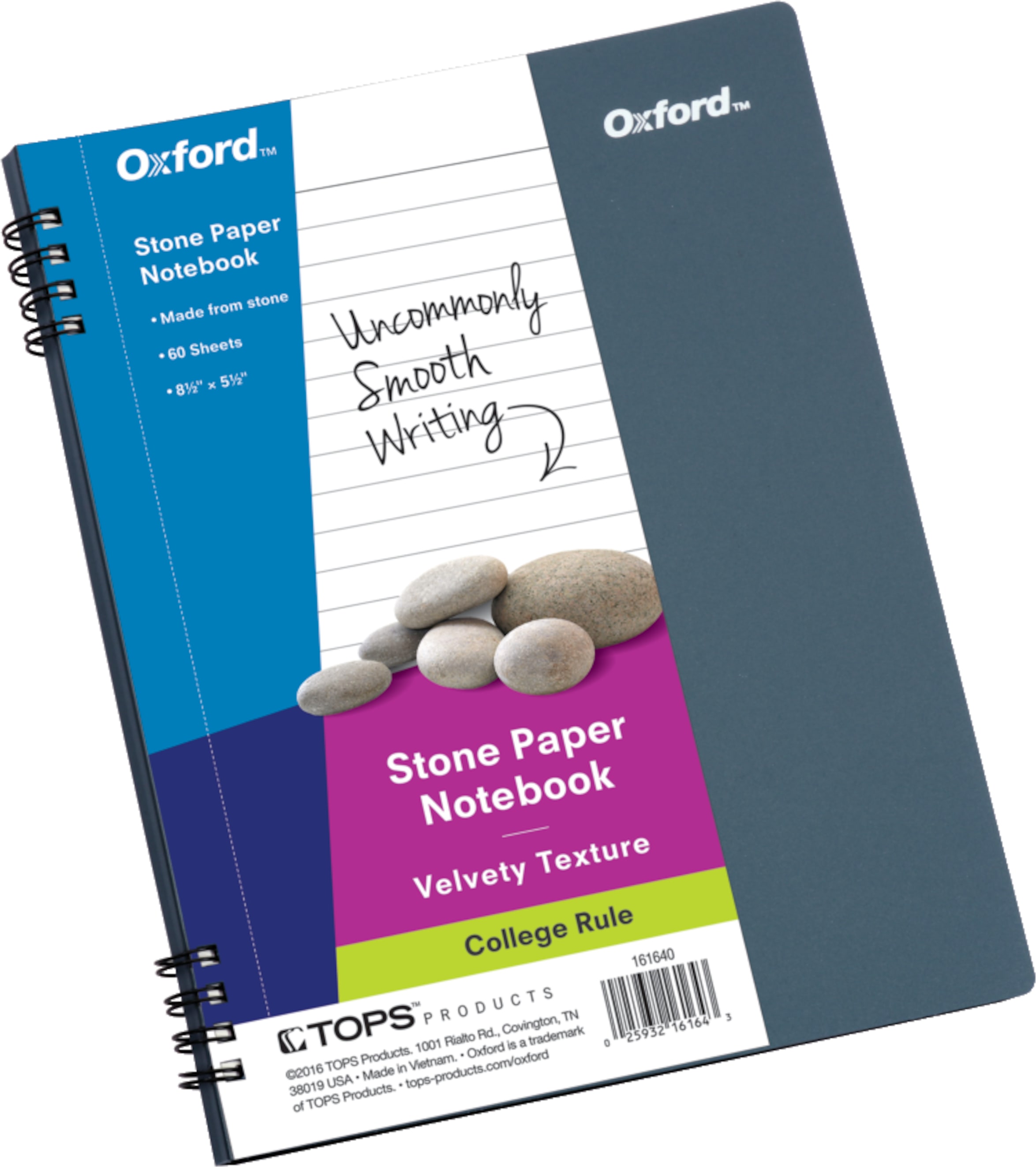 Stone Paper Notebook  8-1/2  x 11  60 Sheets