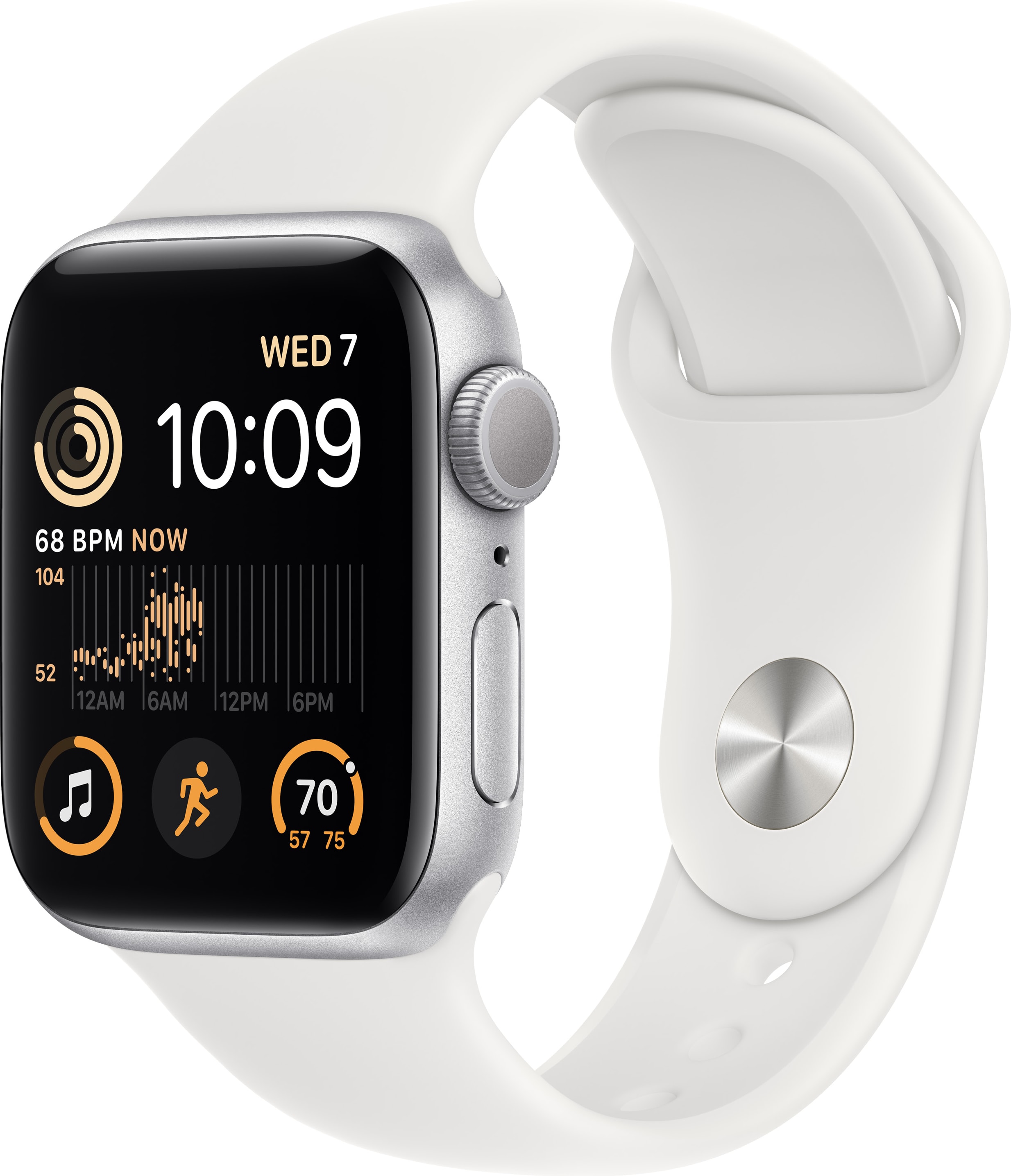 APPLE WATCH SE GPS 44 SLV AL WHT M/L