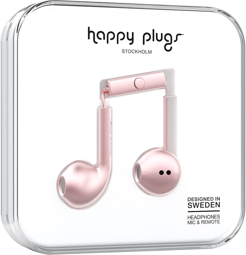 HAPP 7827 EARBUDS PLUS PINK GLD