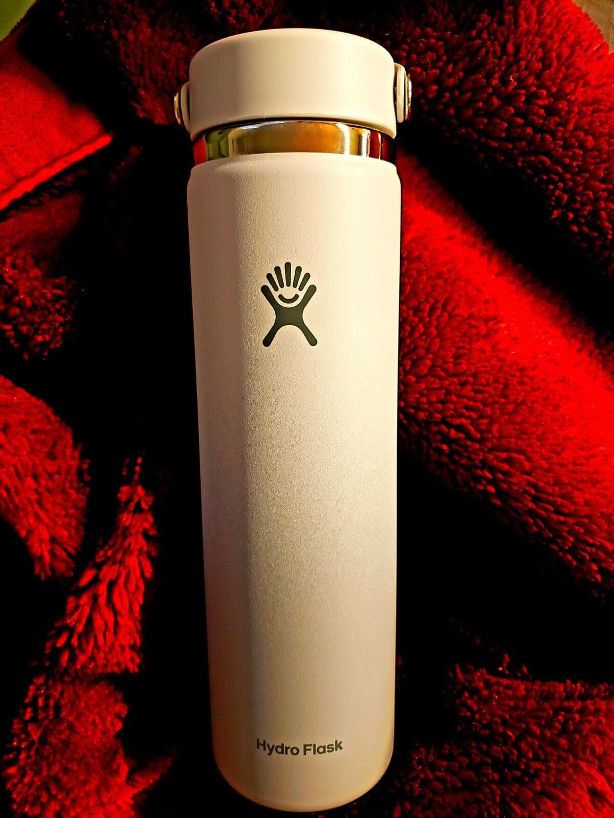 Hydro Flask Stainless Wide Mouth Water Bottle Flex Cap 24oz