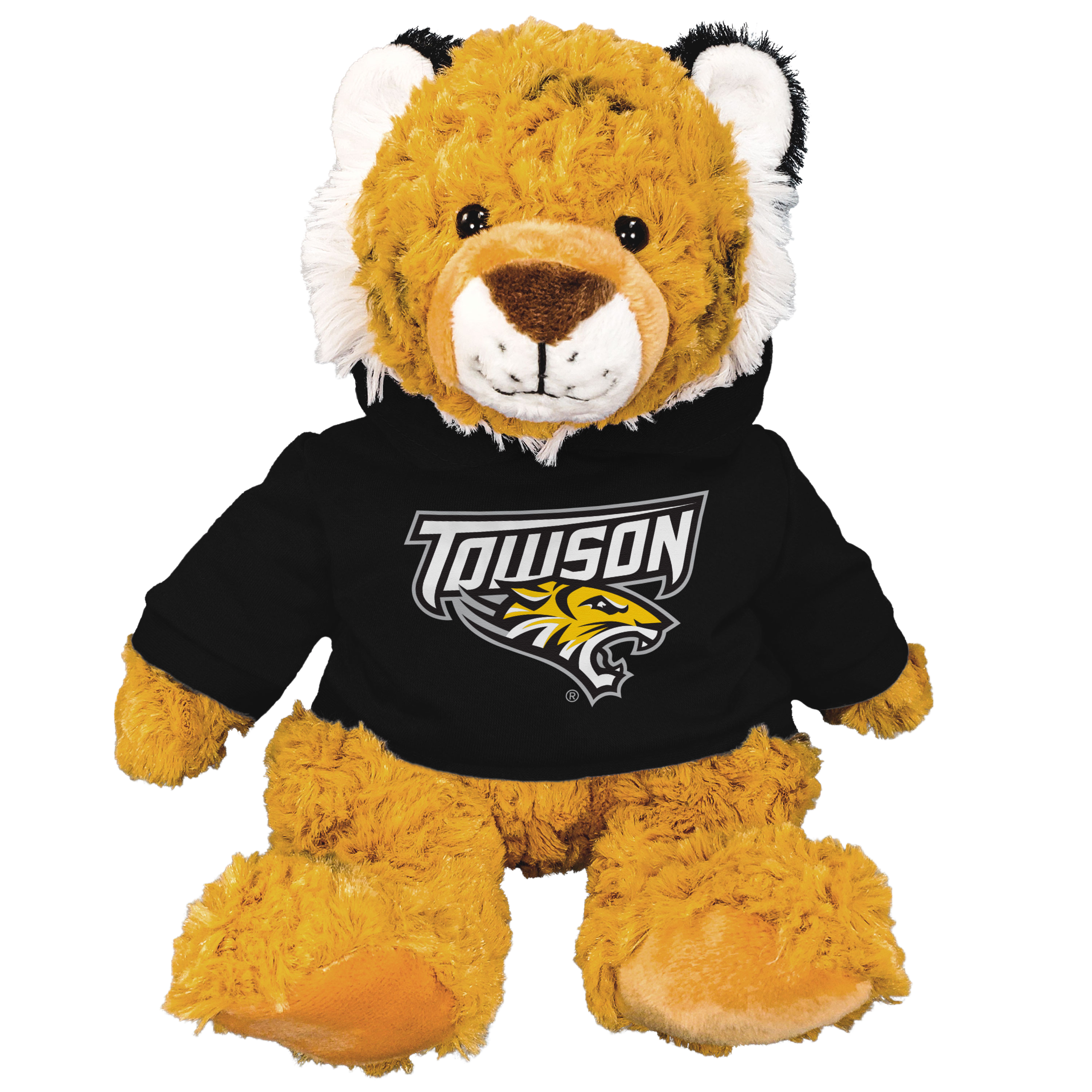 Towson University Tigers Plush Animal With Hoodie