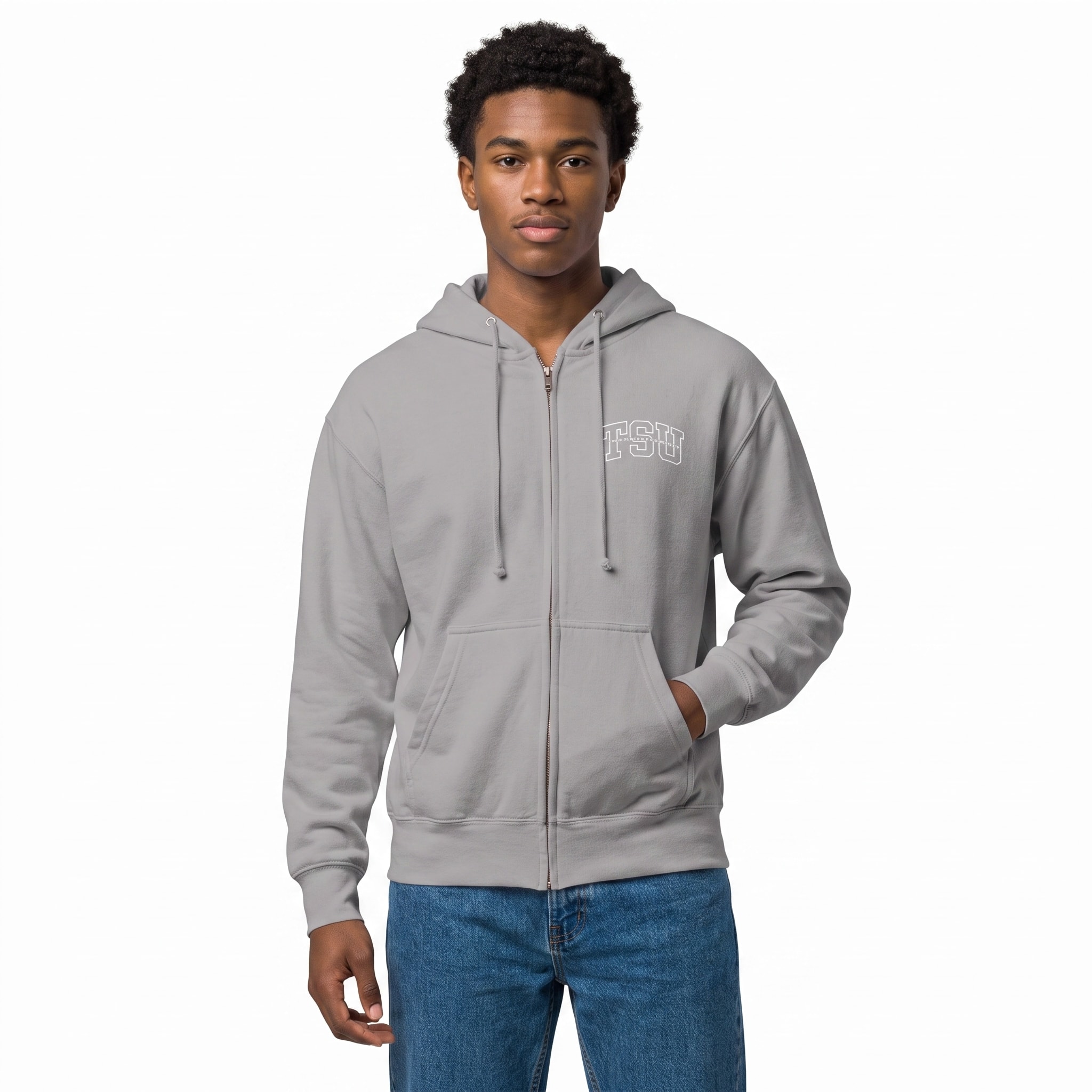 Texas Southern University Full Zip Hooded Sweatshirt