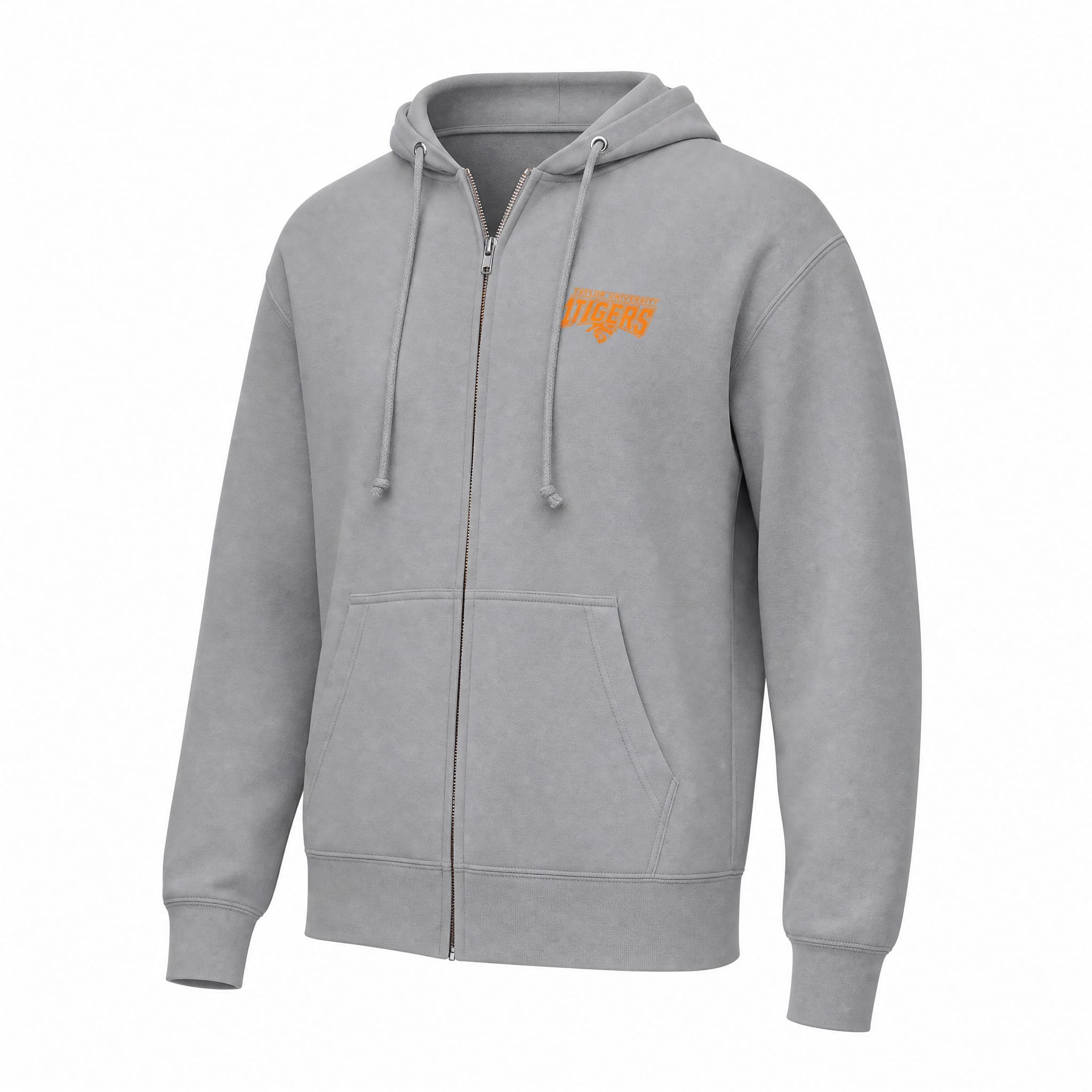 Doane University Tigers Full Zip Hooded Sweatshirt