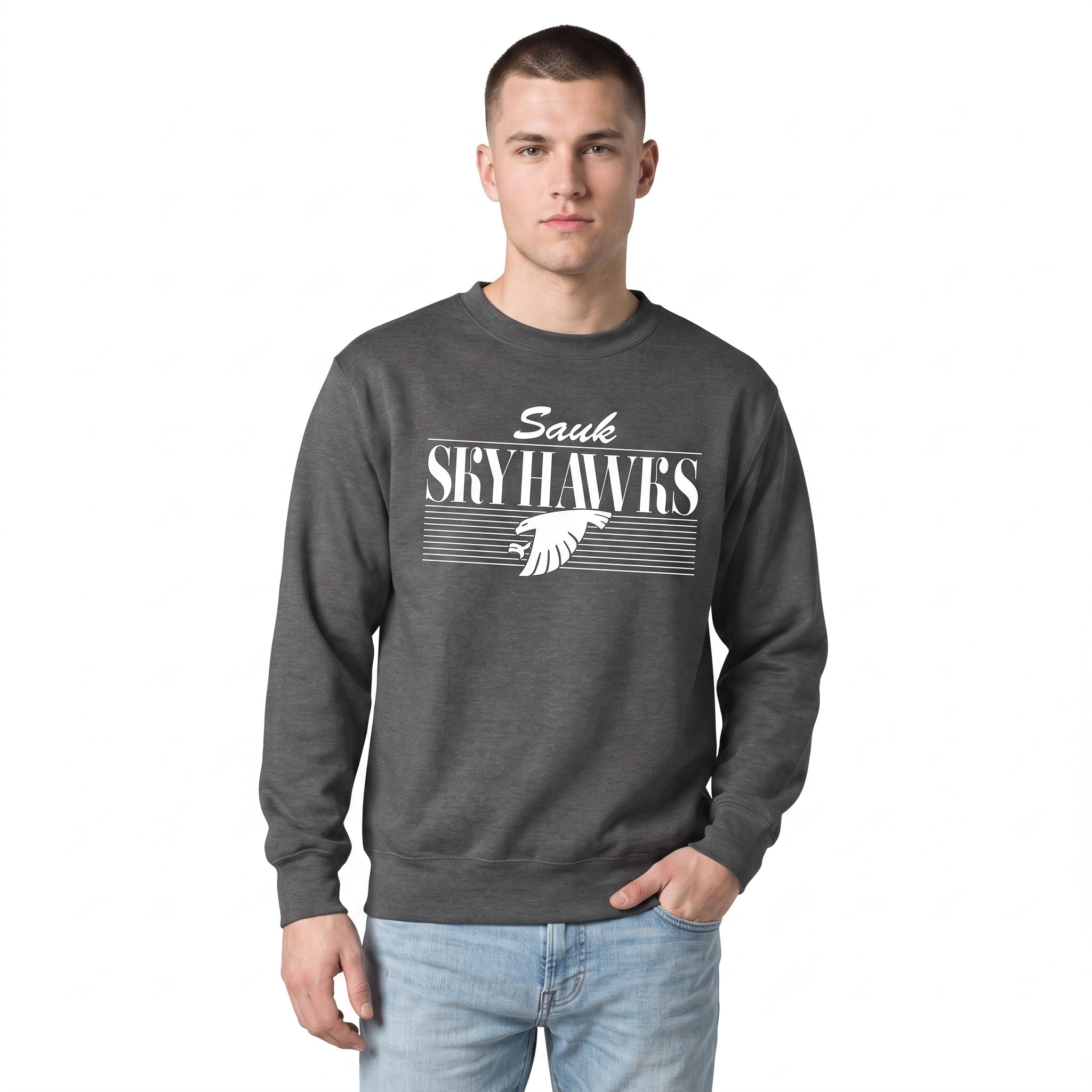 Sauk Valley Community College Skyhawks Crewneck Sweatshirt