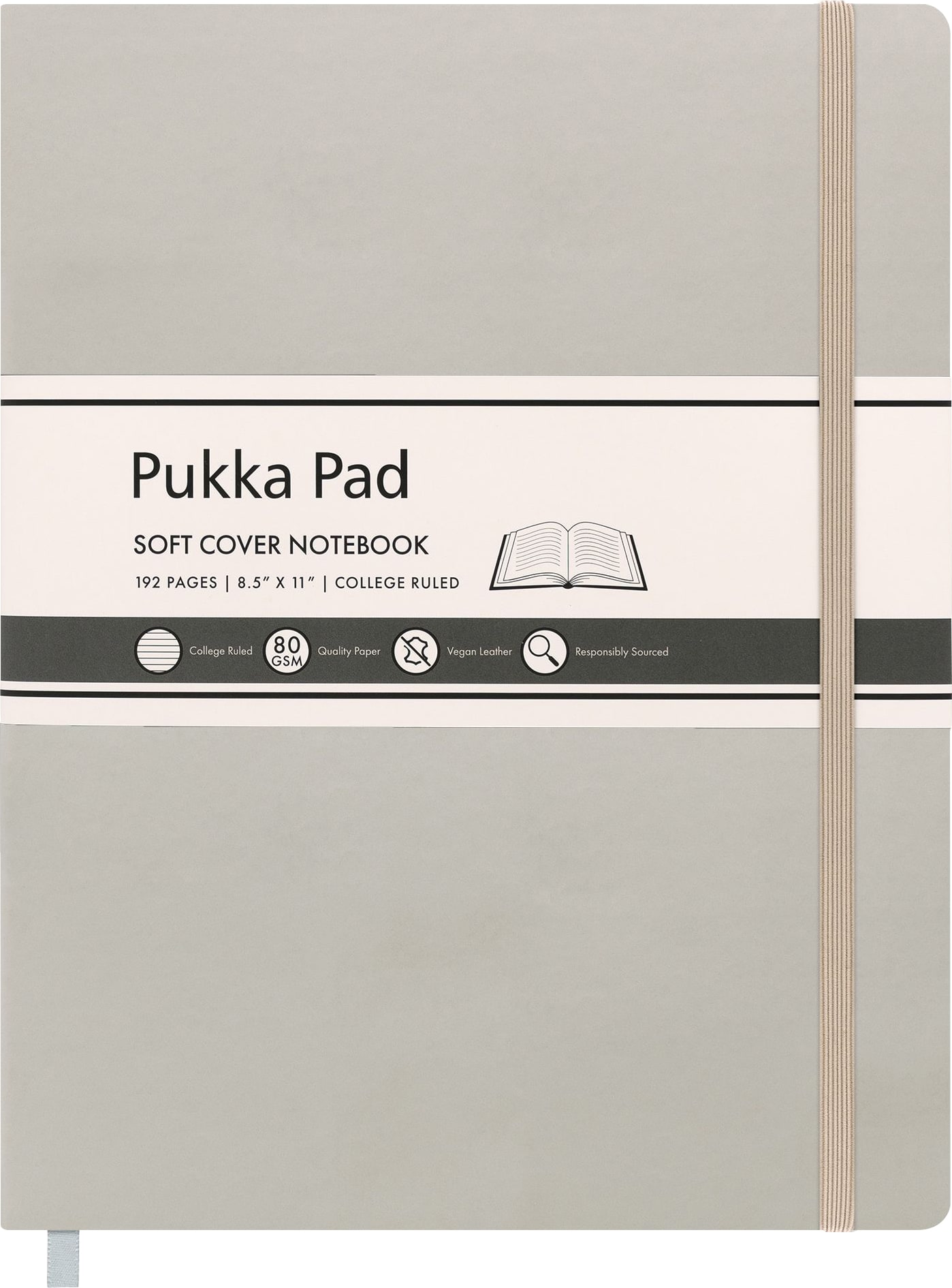 Pukka 11 x 8.5 in. Soft Cover College Rule Notebook 96 Sheets