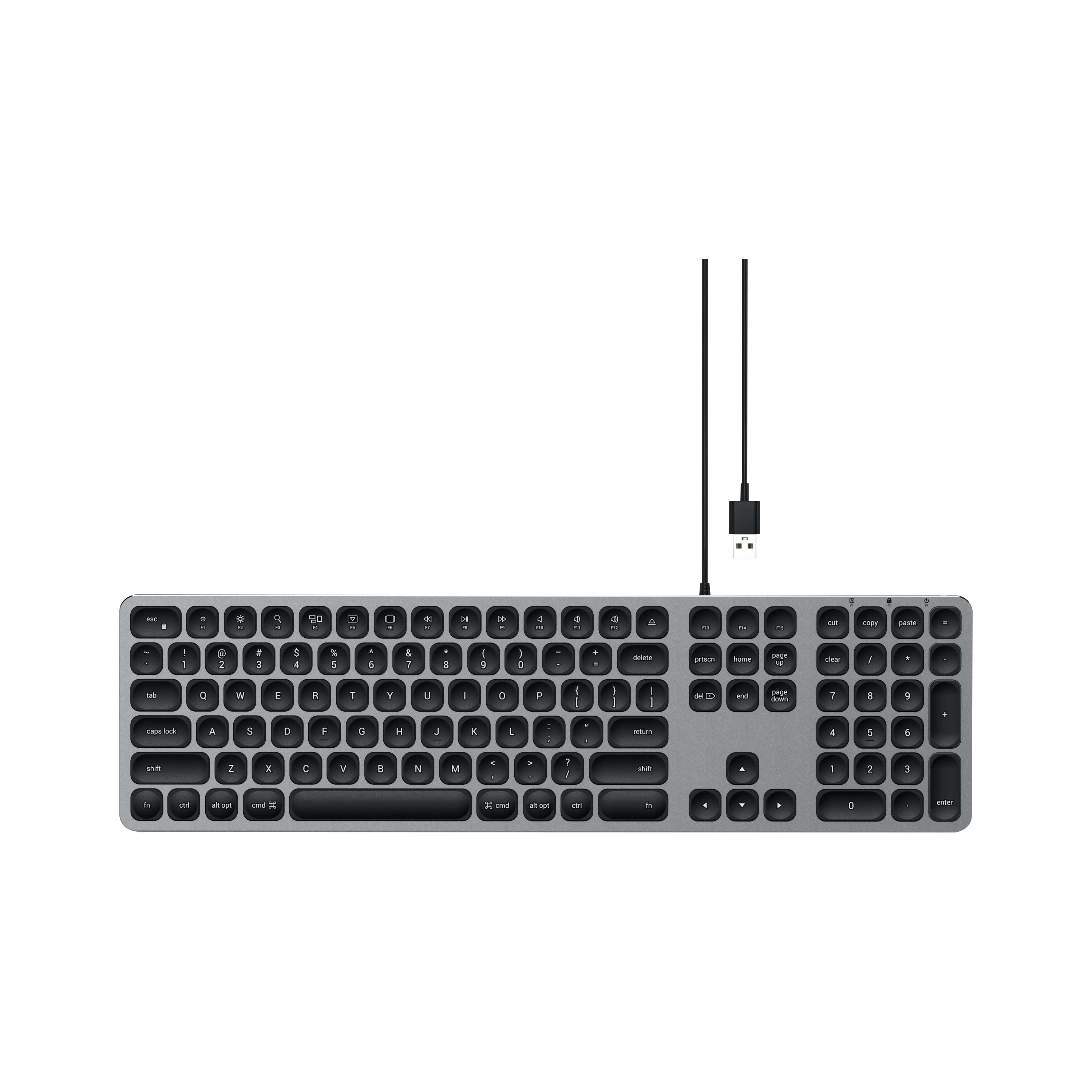 ALUM WIRED USB KEYBOARD SPACE GRAY