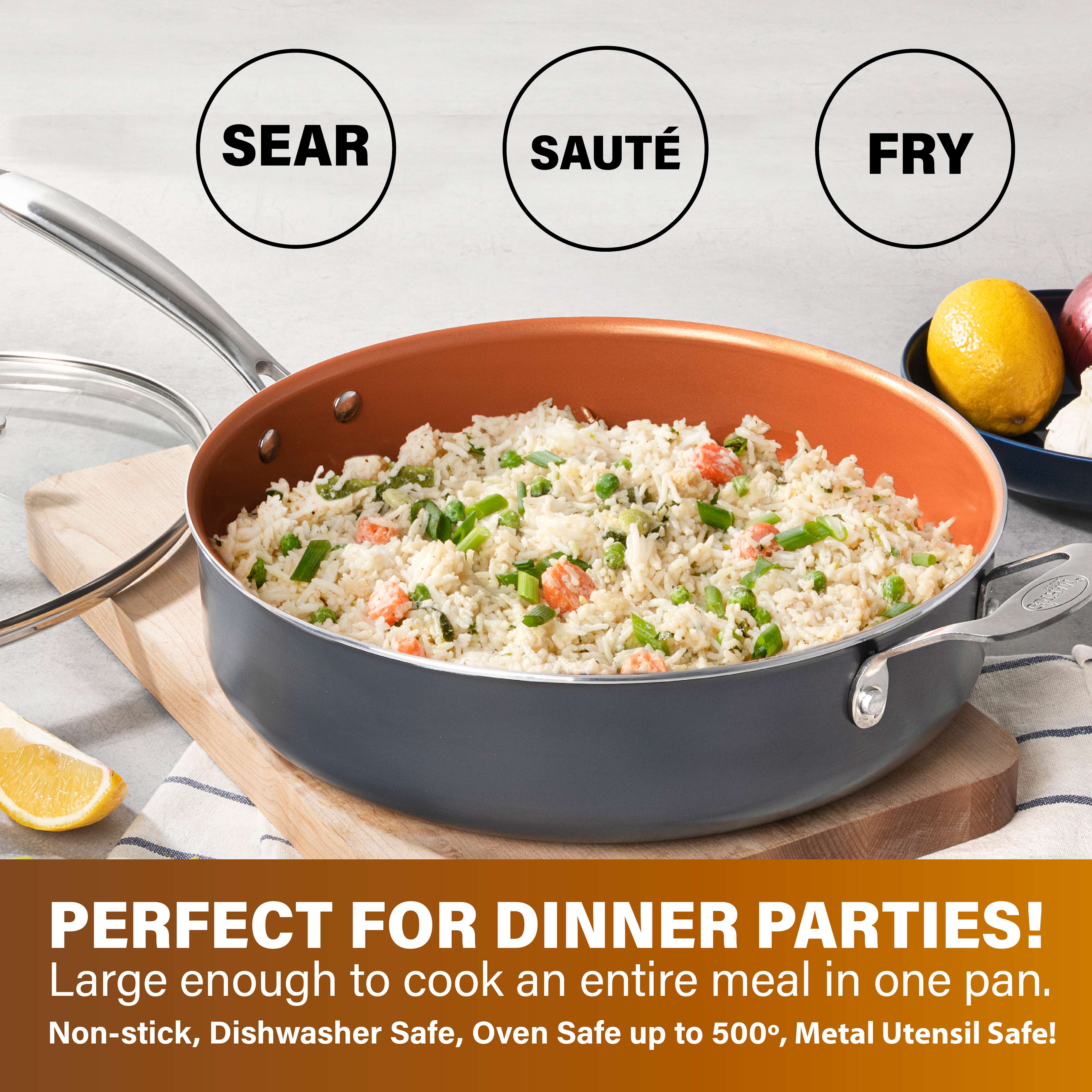 5.5QT Coppr Jumbo Cooker w/Lid