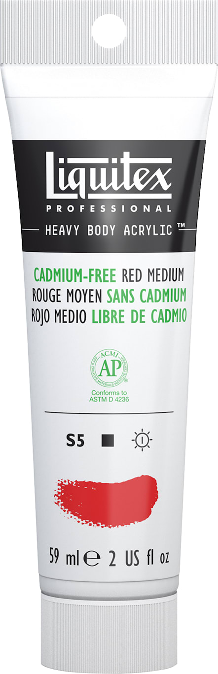 HB ACRY CAD FREE 59ML RED MED