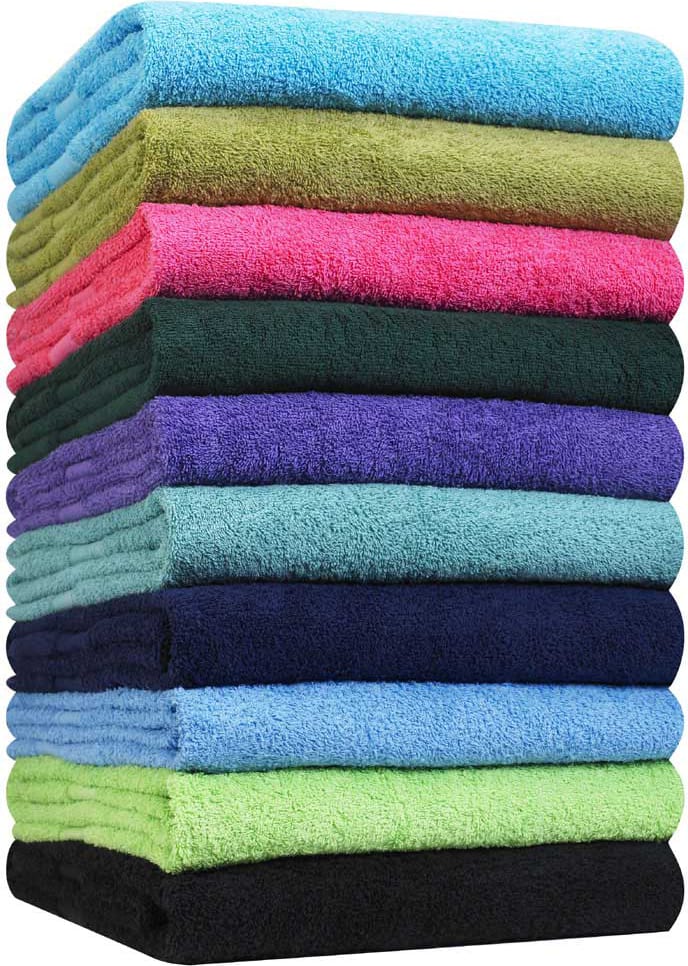 DELUXE COTTON BATH SHEET NAVY