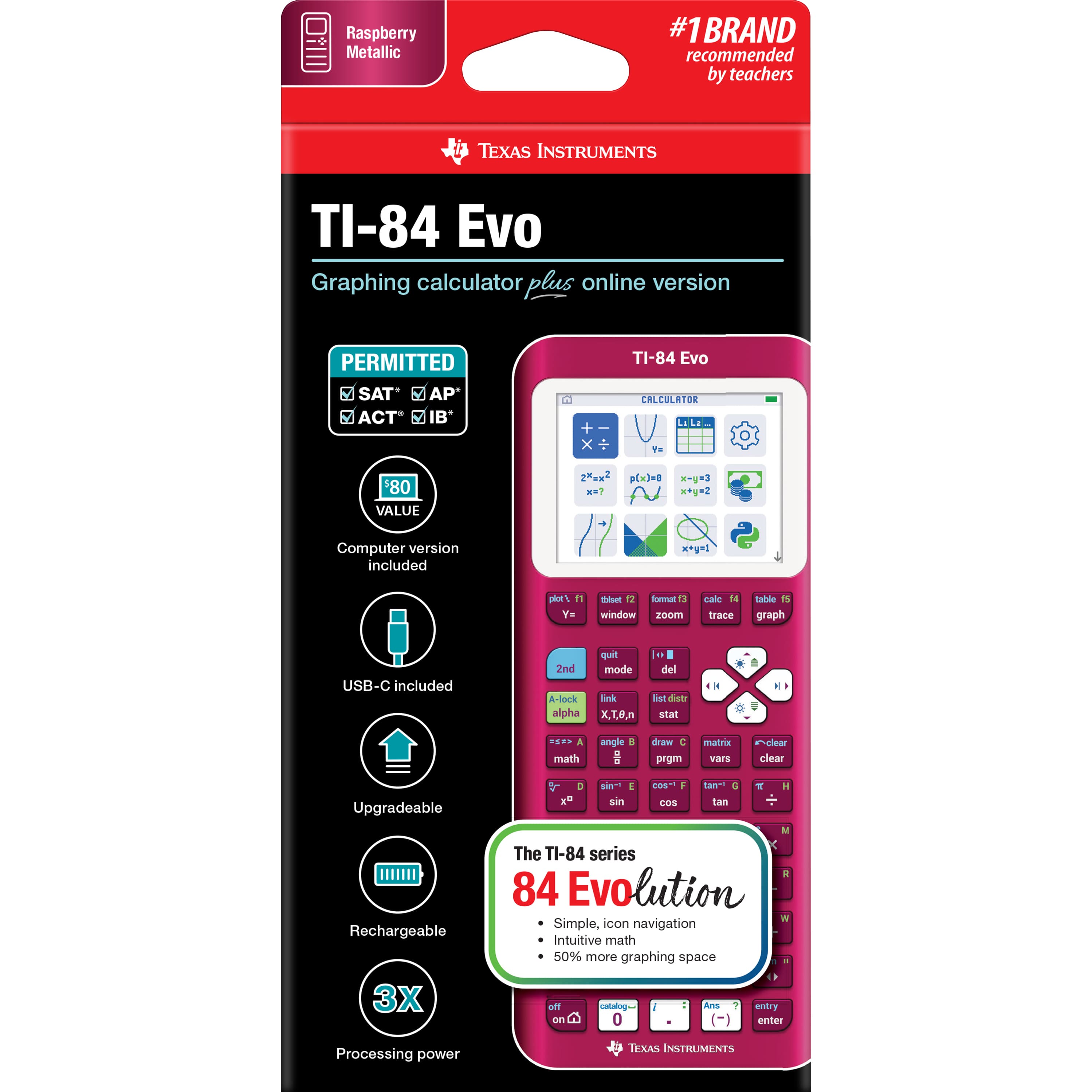 TI84 EVO Graphing Calculator