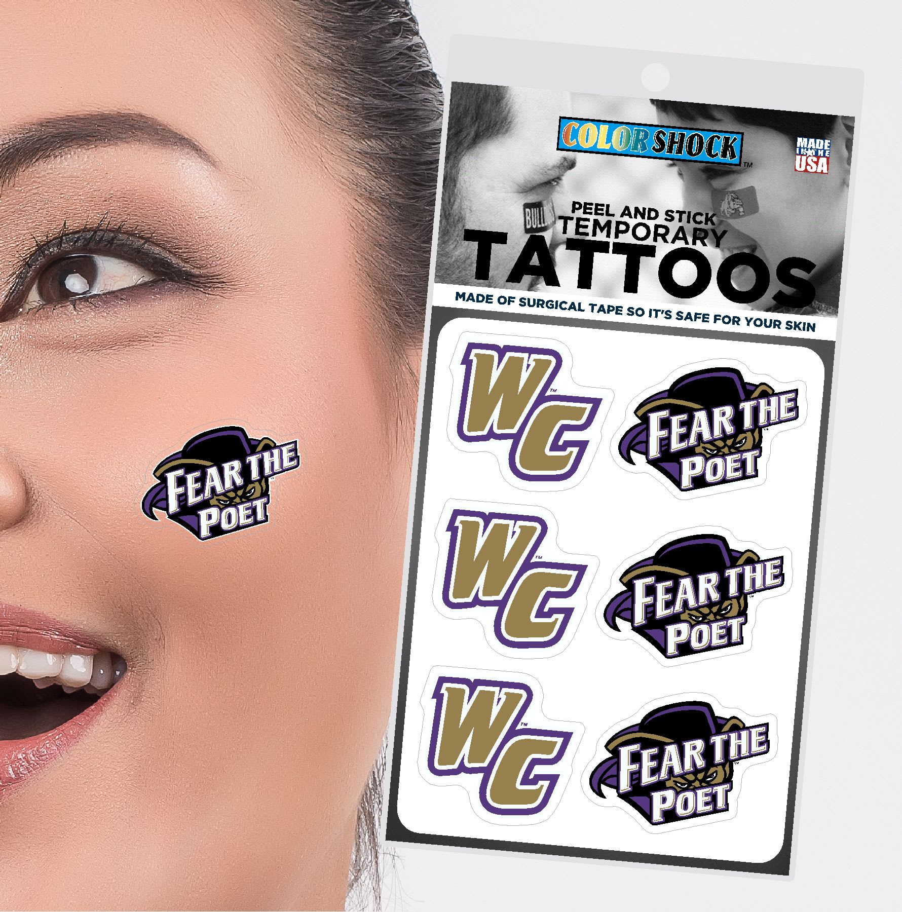 Whittier College Mini Body Decals