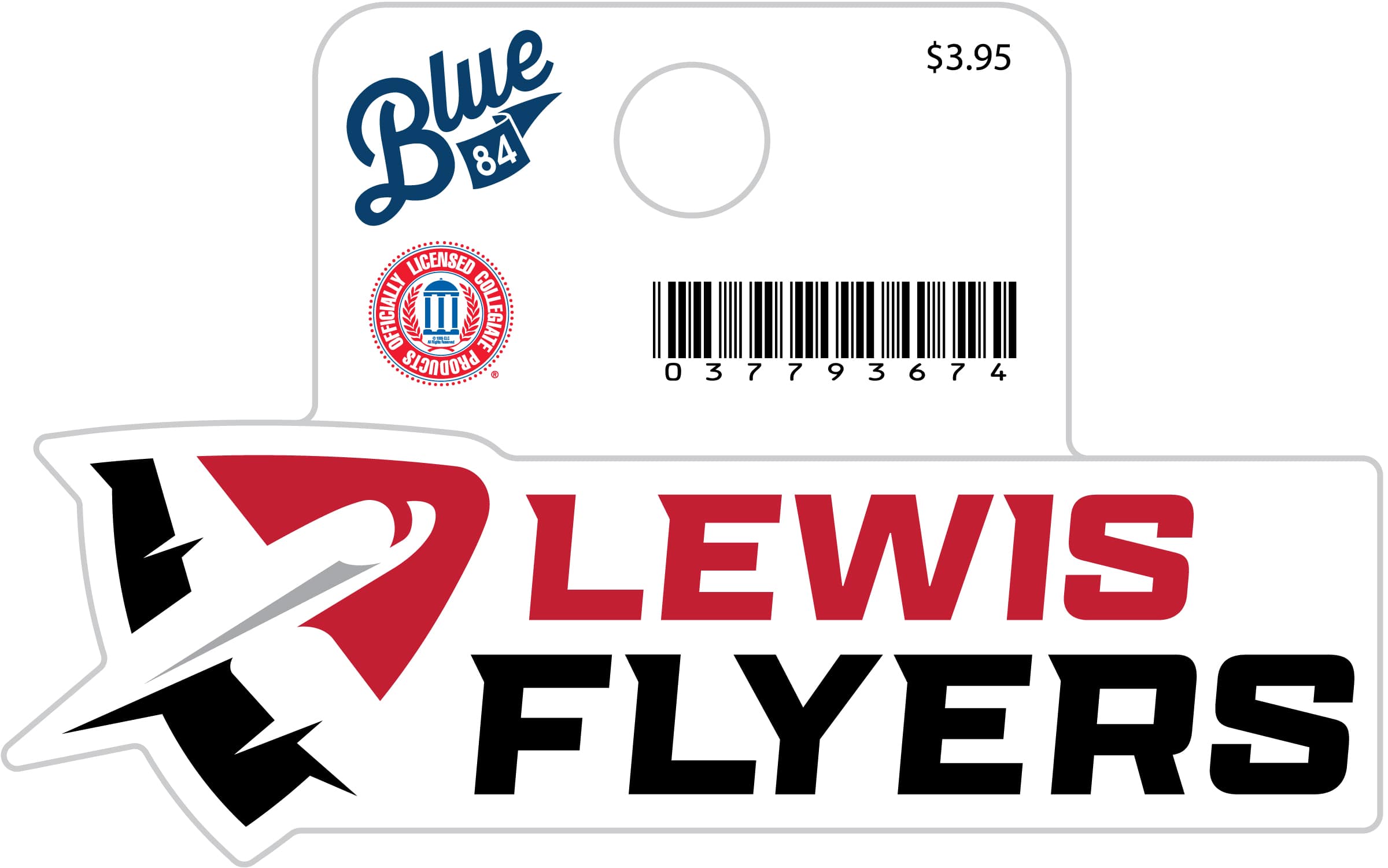 Lewis University Flyers Mini Sticker