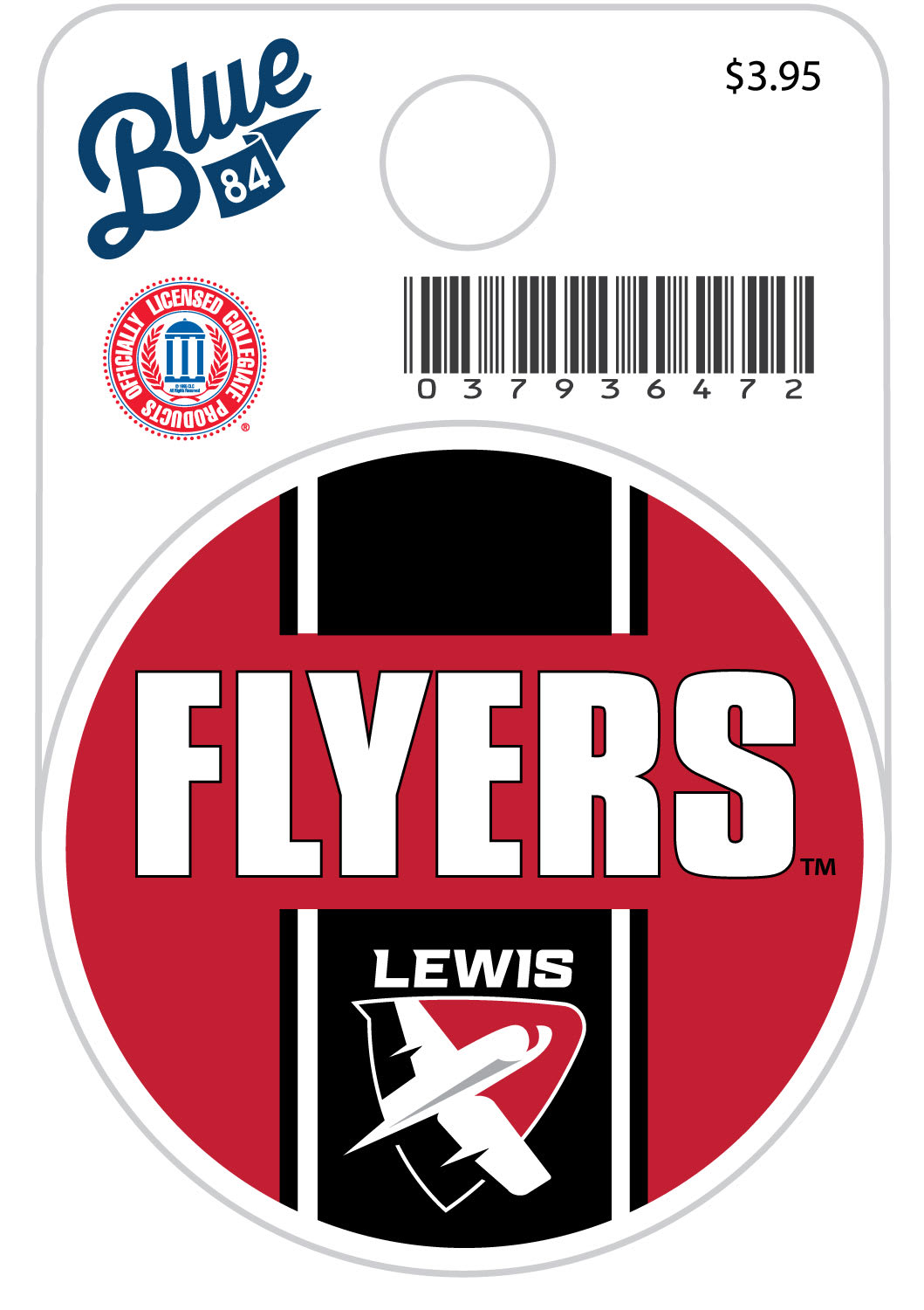 Lewis University Flyers Mini Sticker