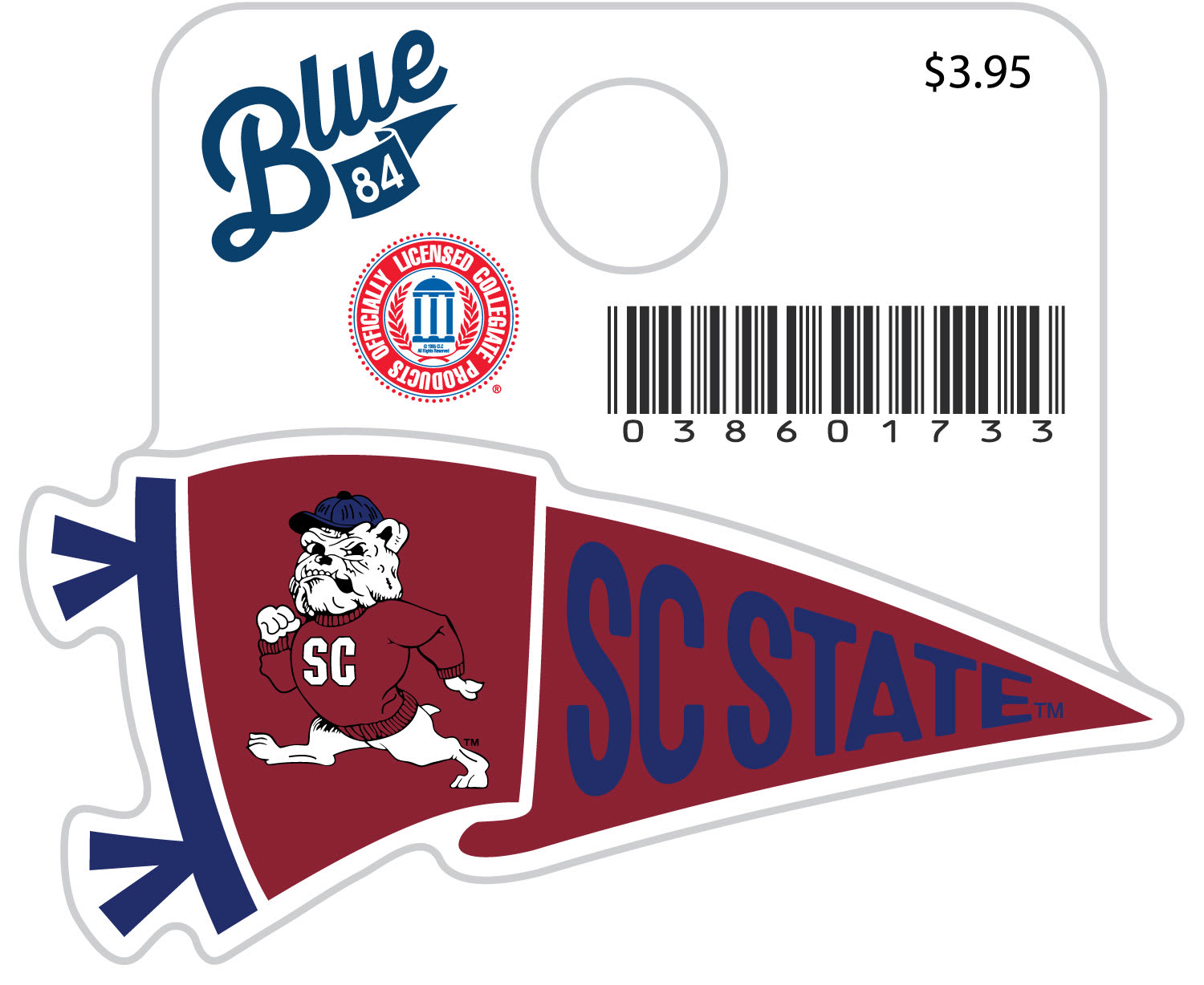 South Carolina State University Bulldogs Mini Sticker