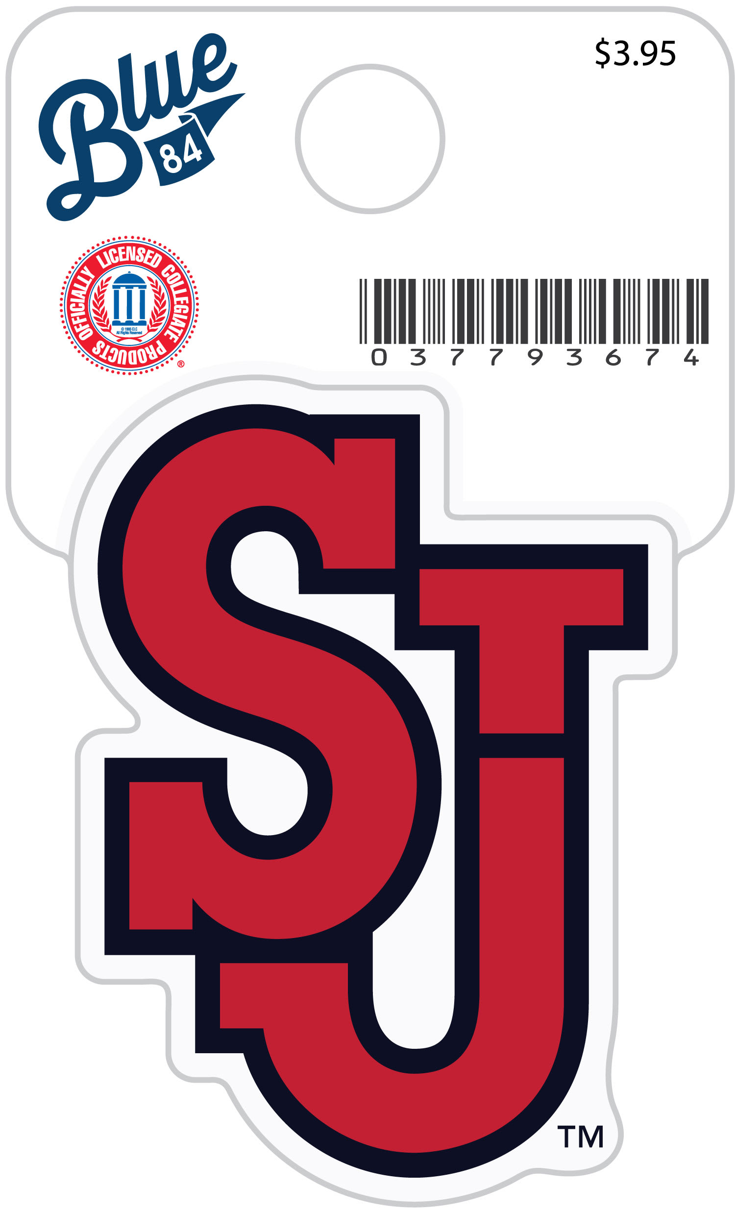 St. John's University Red Storm Mini Sticker