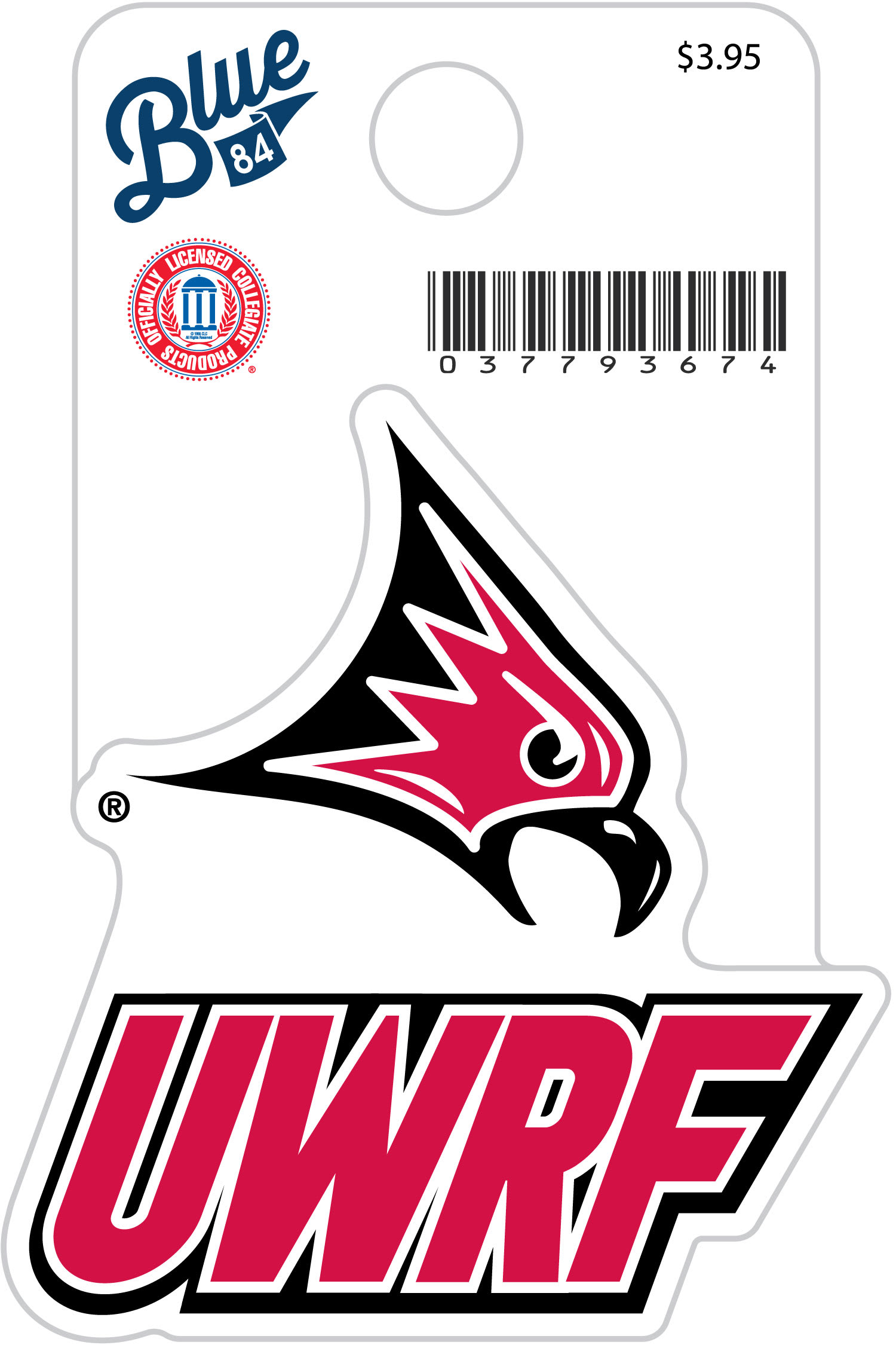University of Wisconsin - River Falls Falcons Mini Sticker
