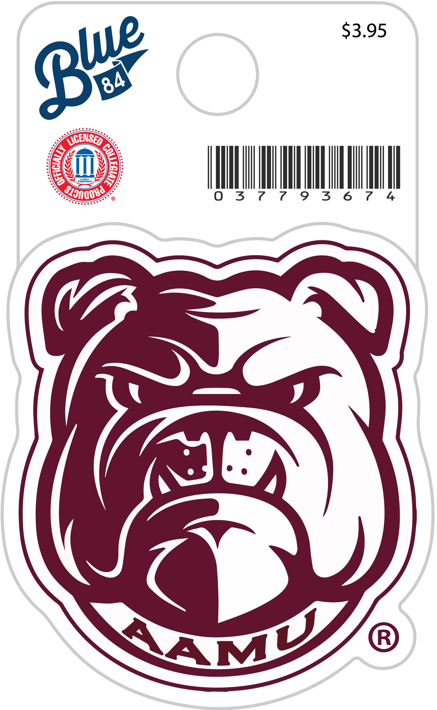Alabama A&M University Bulldogs Mini Sticker