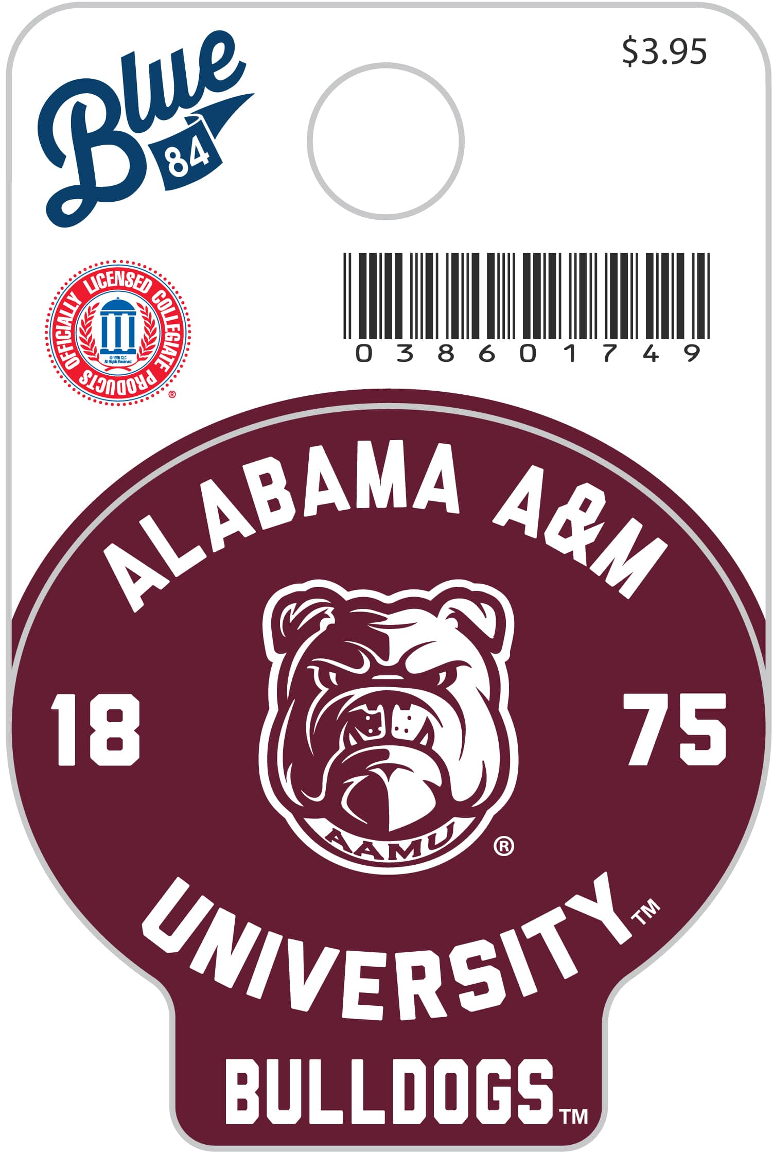 Alabama A&M University Bulldogs Mini Sticker