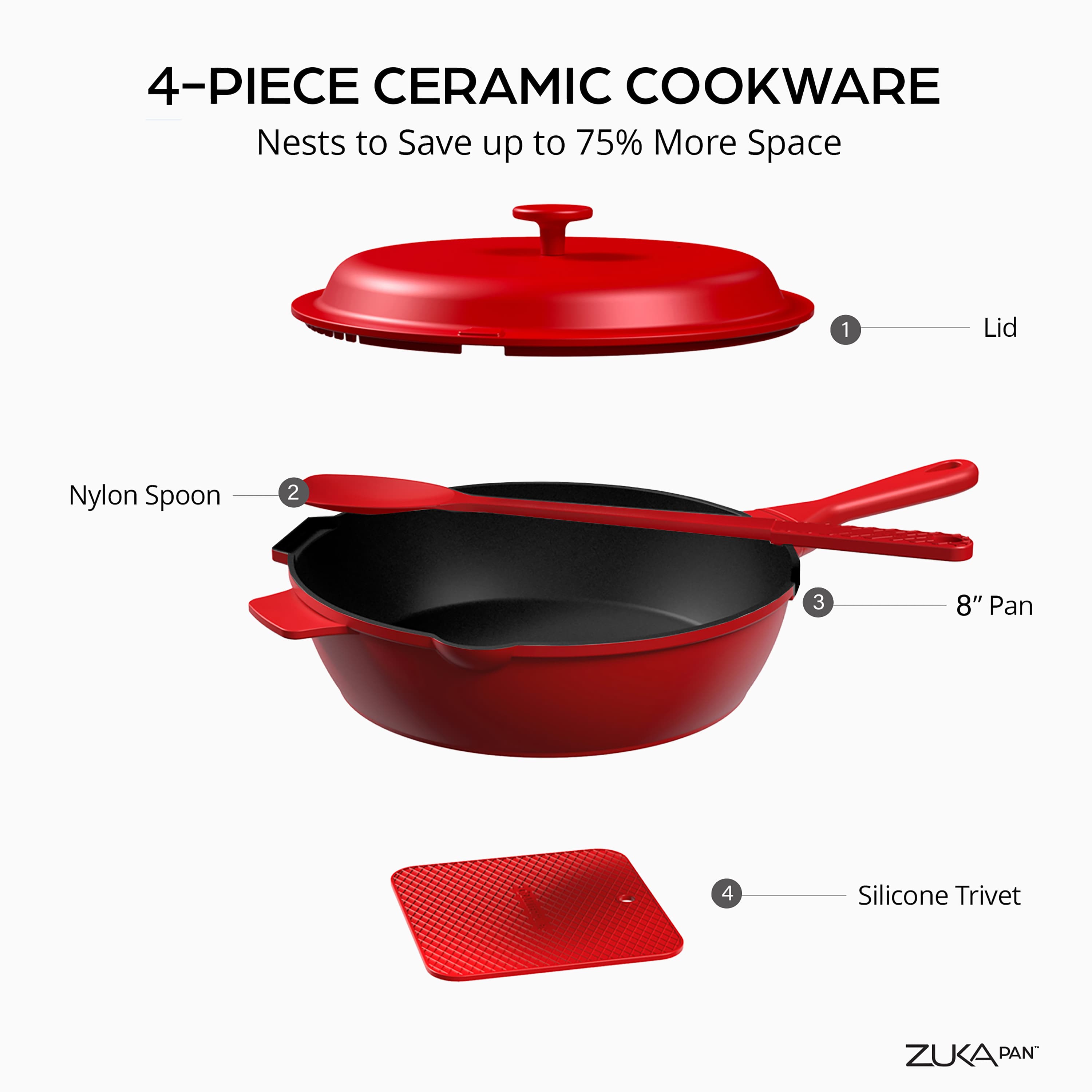 Zuka 8" Everyday Saute Pan