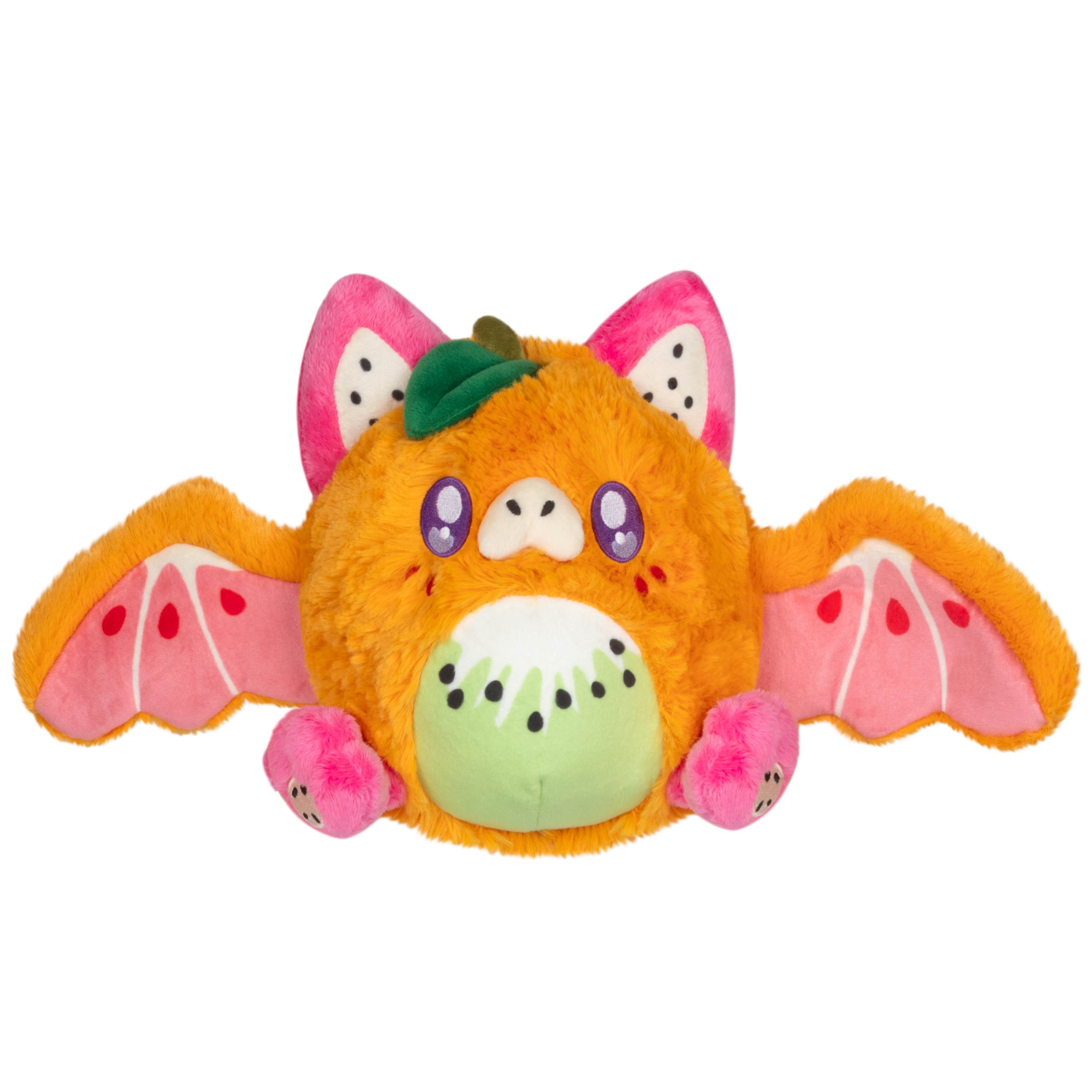 Mini Squishable Fruit Bat Orange/Pink