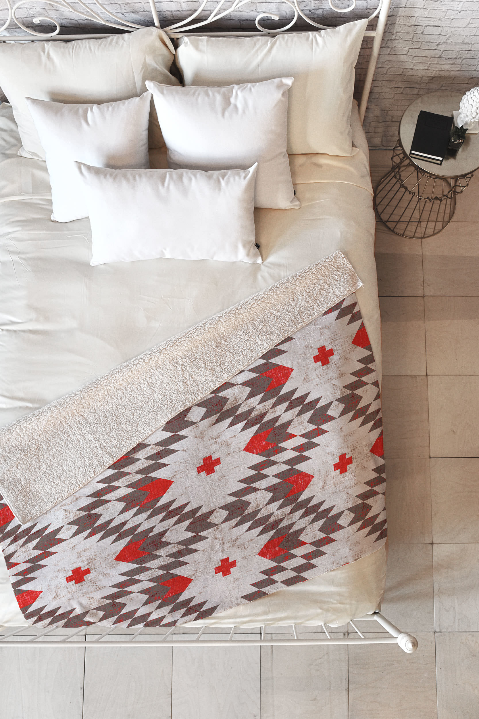 Native Rustic by Holli Zollinger Fleece Throw Blanket Medium 60" x 50"
