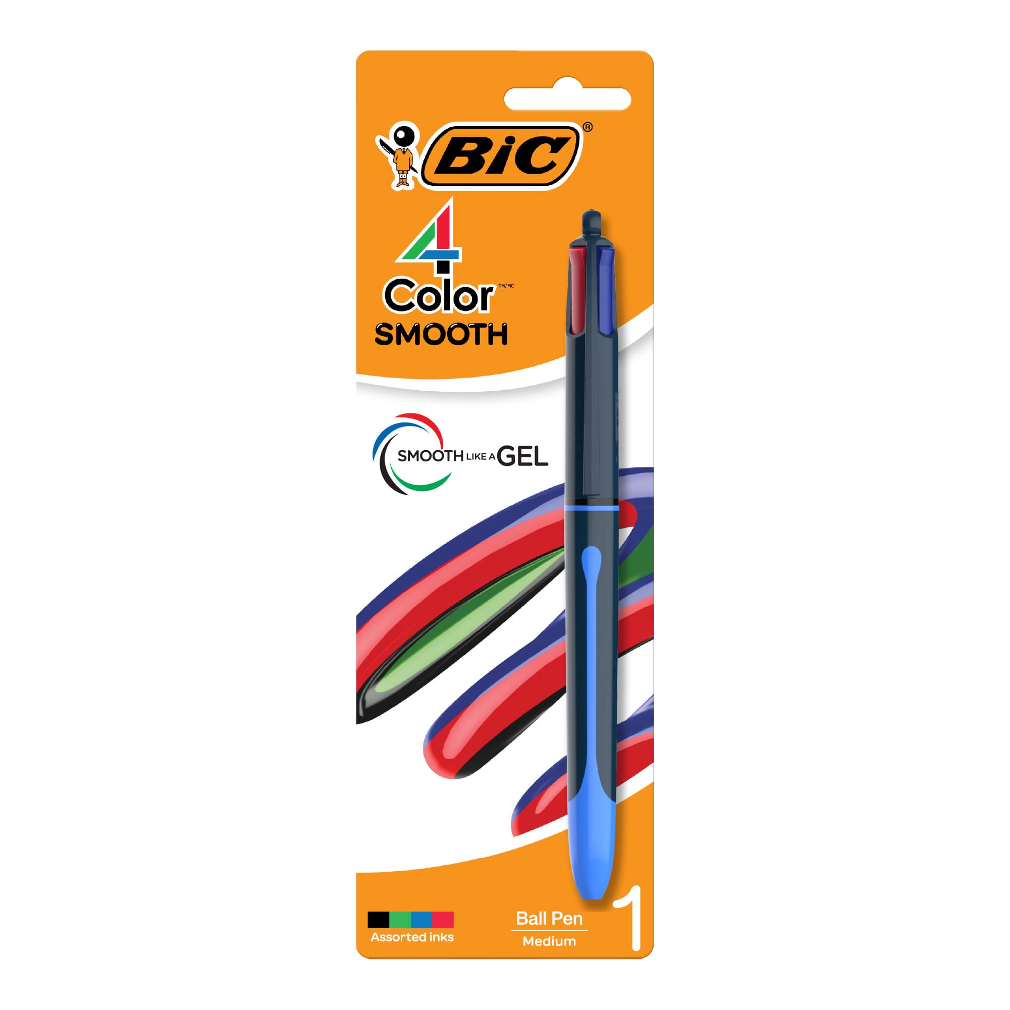 4 COLOR SMOOTH DROP 1PK