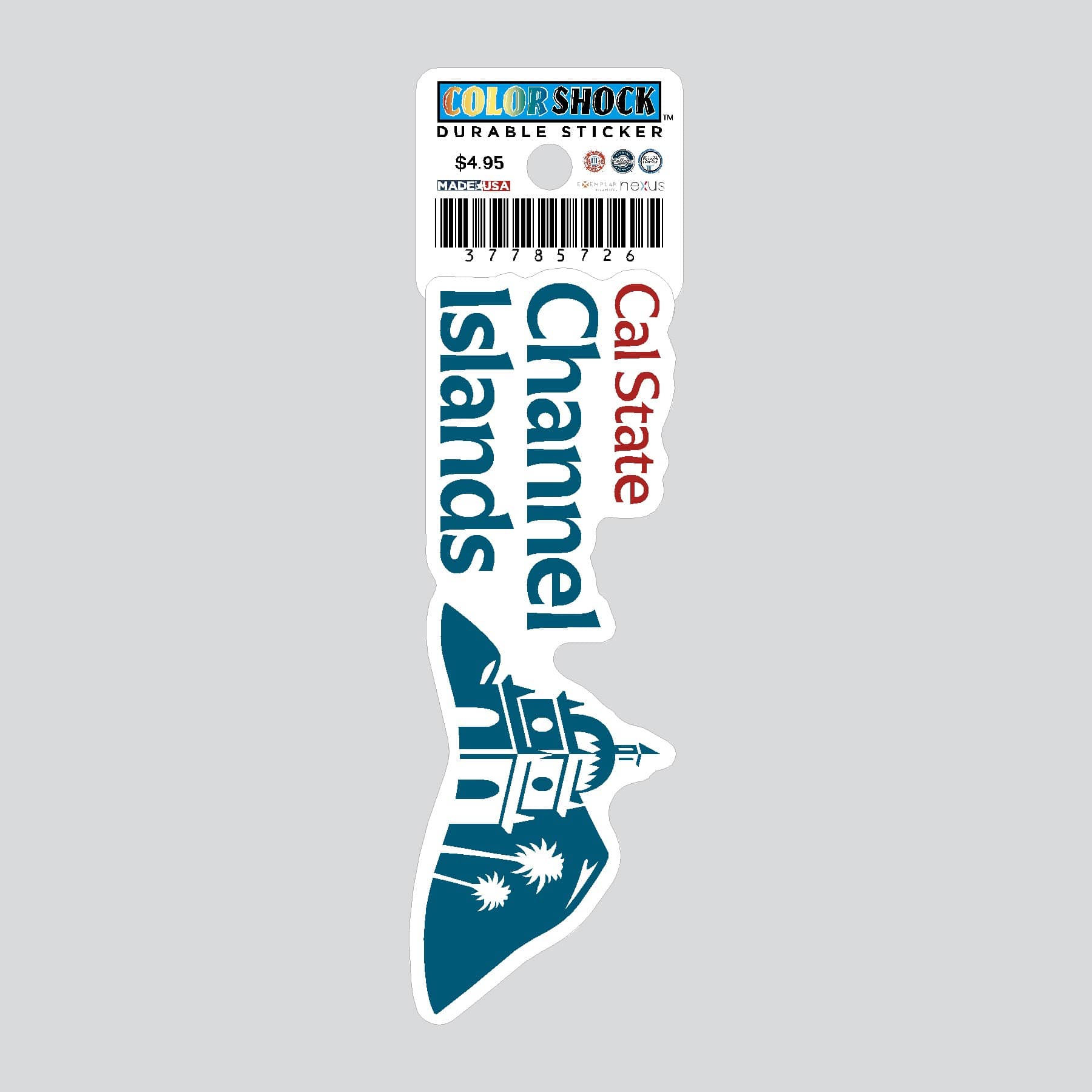 California State University - Channel Islands Dolphins Durable Sticker